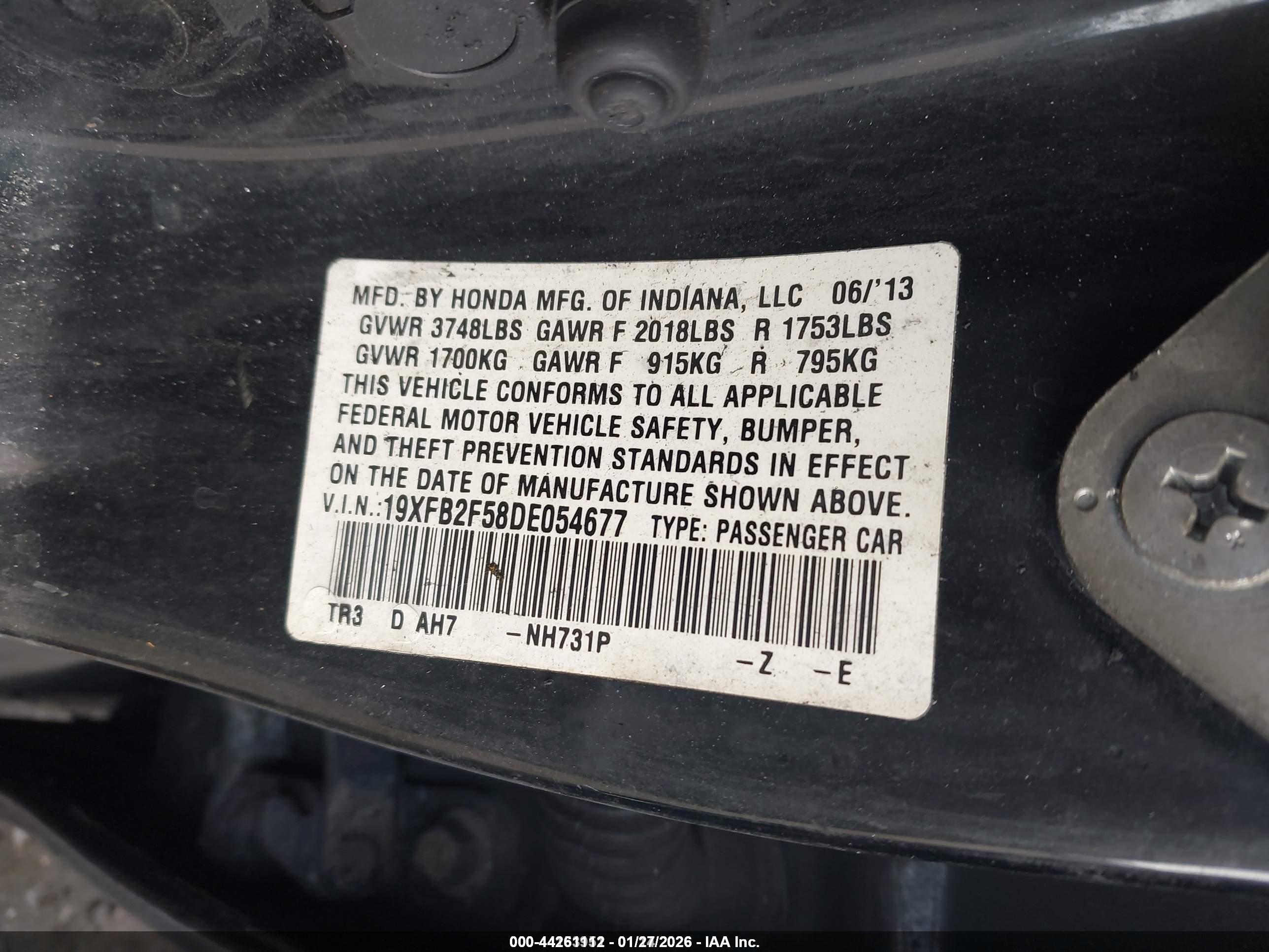 HONDA CIVIC image 9
