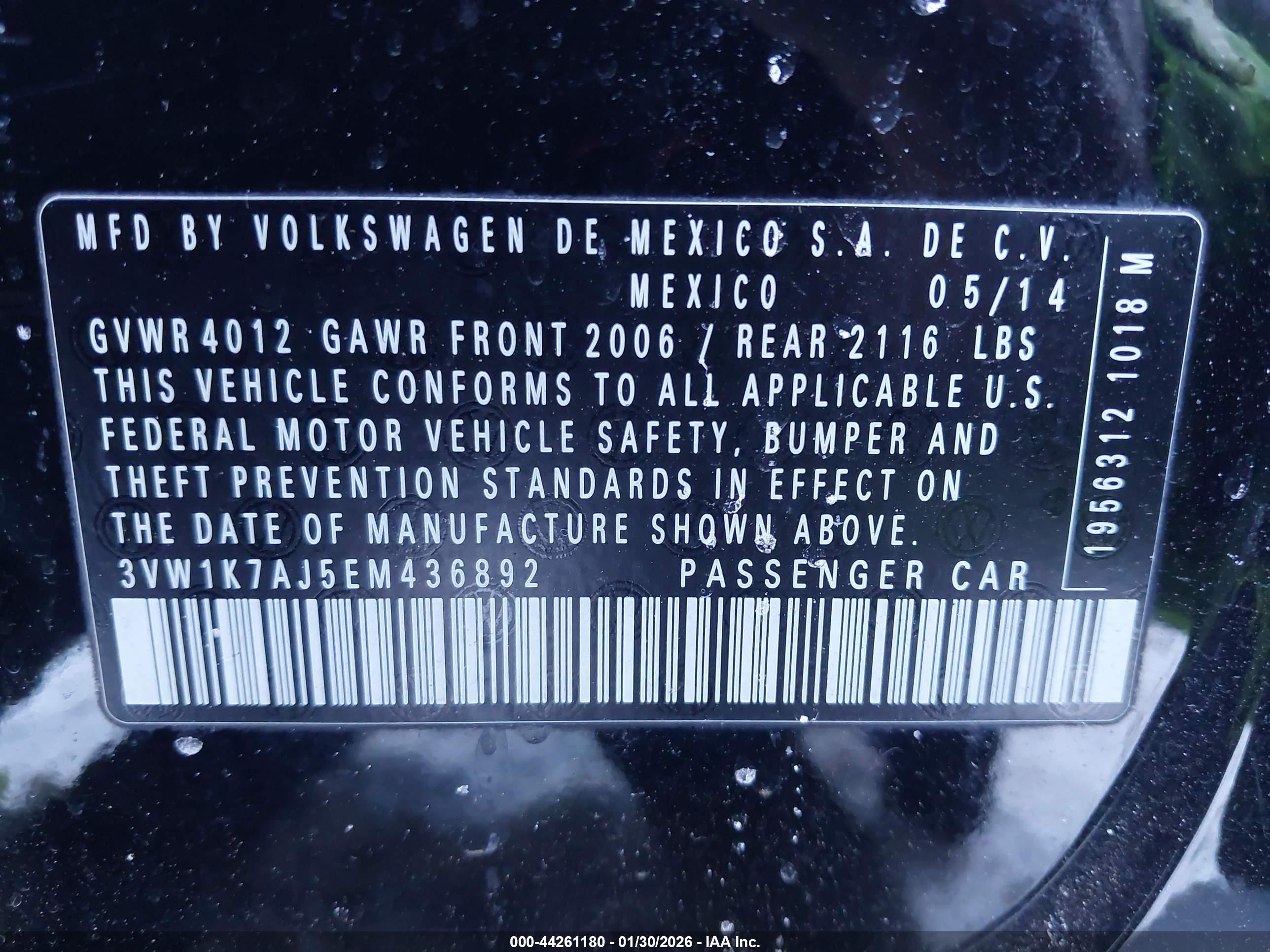 VOLKSWAGEN JETTA image 9
