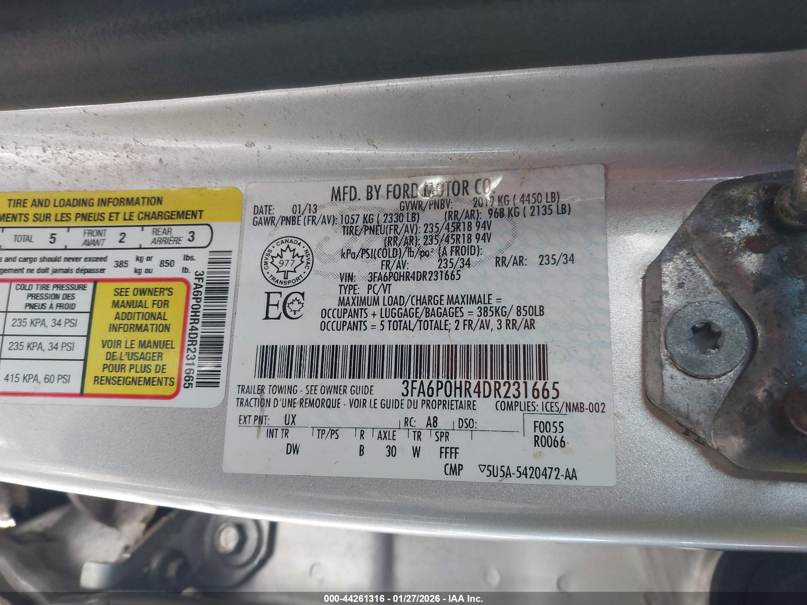 FORD FUSION image 9