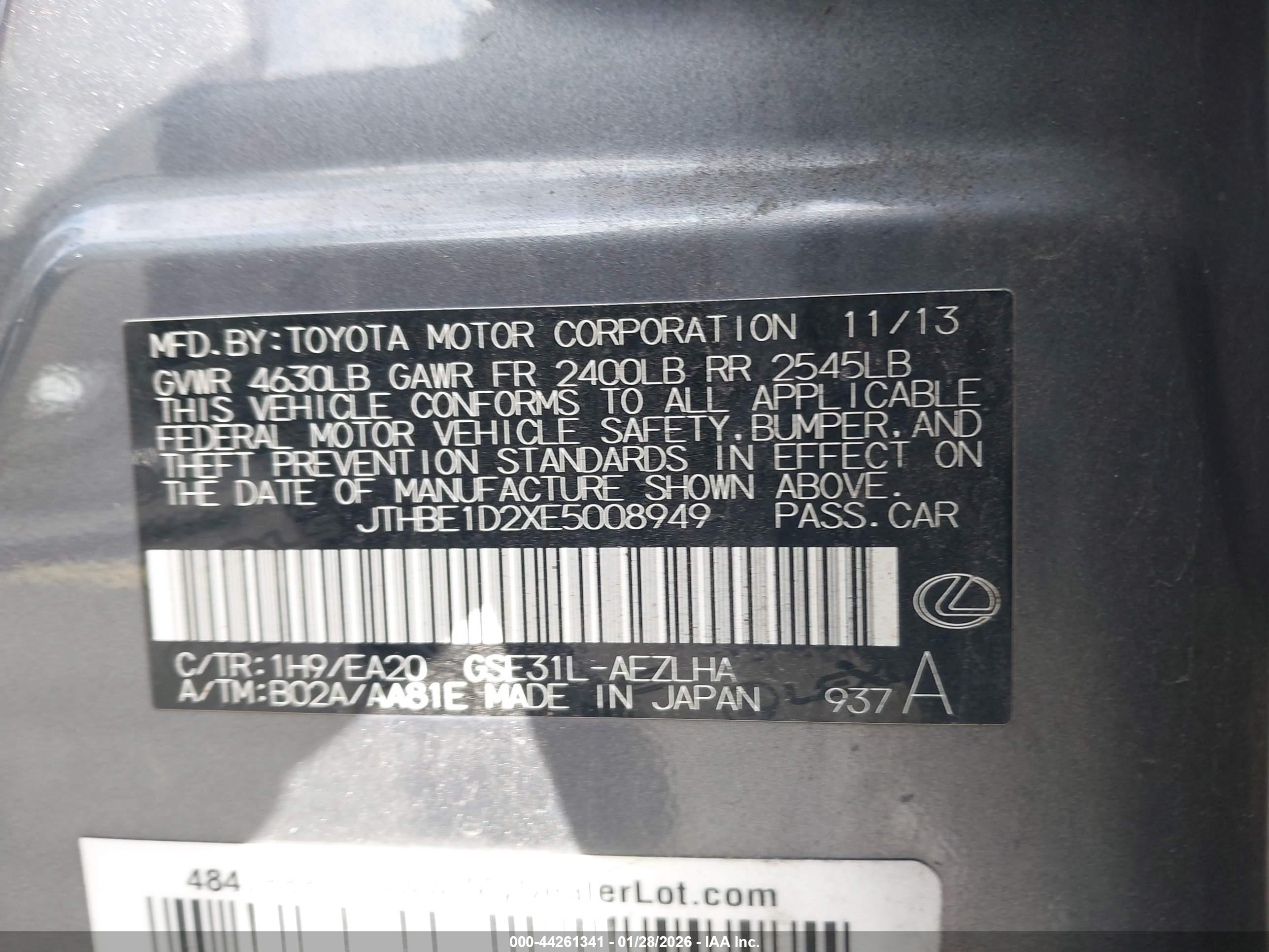 LEXUS IS image 9