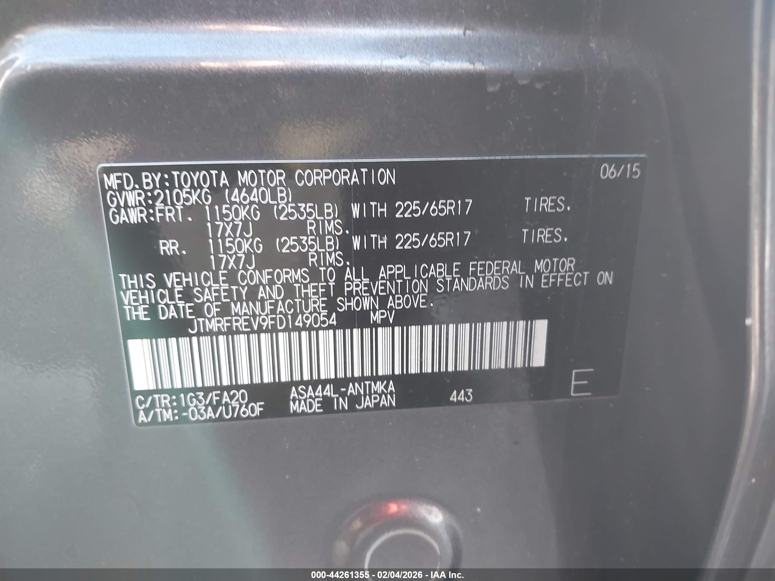 TOYOTA RAV4 image 9