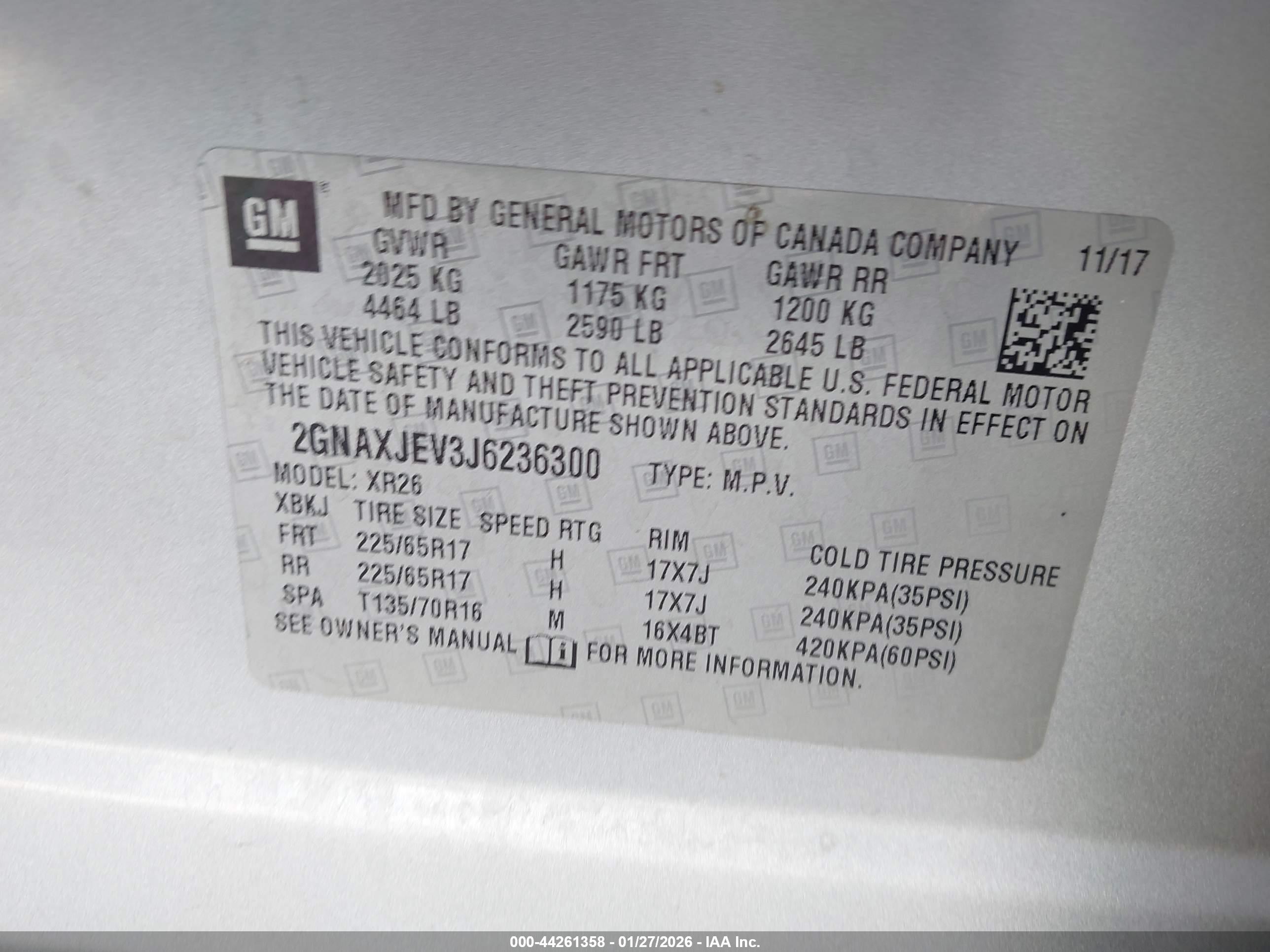 CHEVROLET EQUINOX image 9
