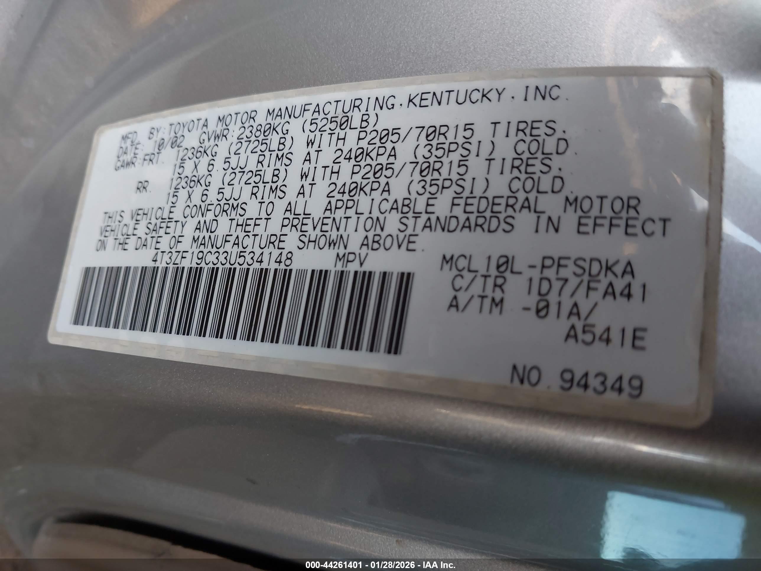 TOYOTA SIENNA image 9