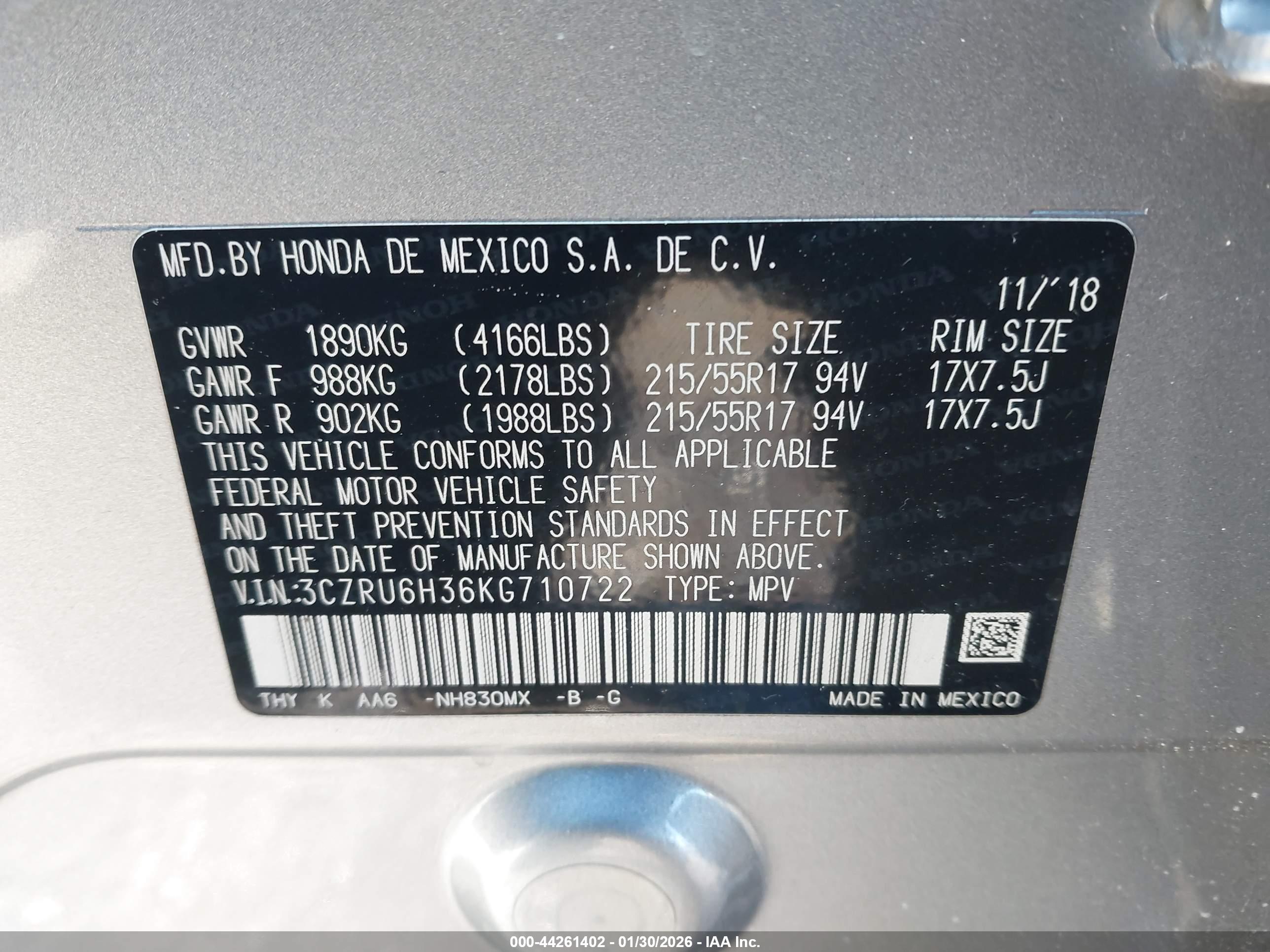 HONDA HR-V image 9