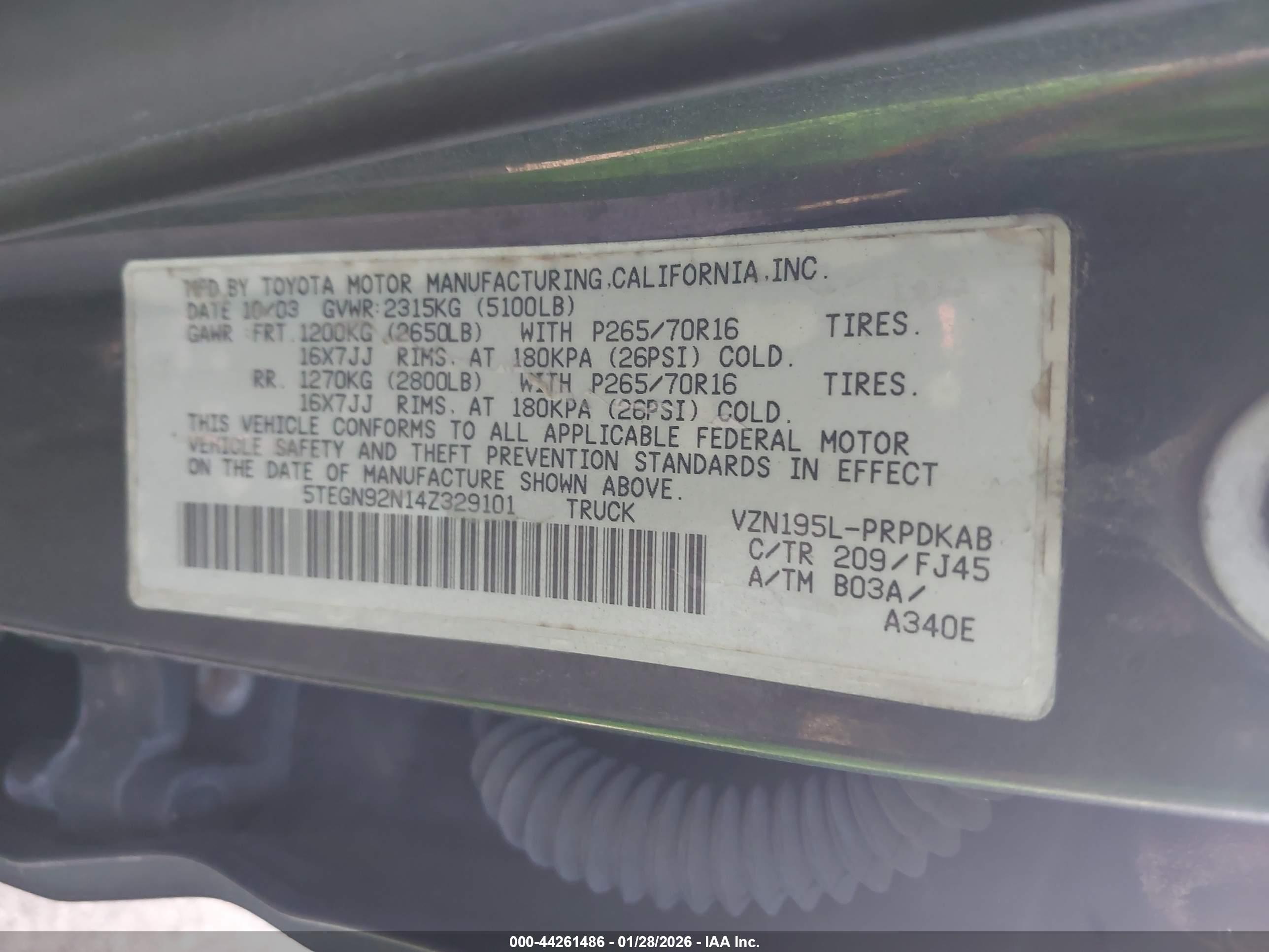 TOYOTA TACOMA image 9