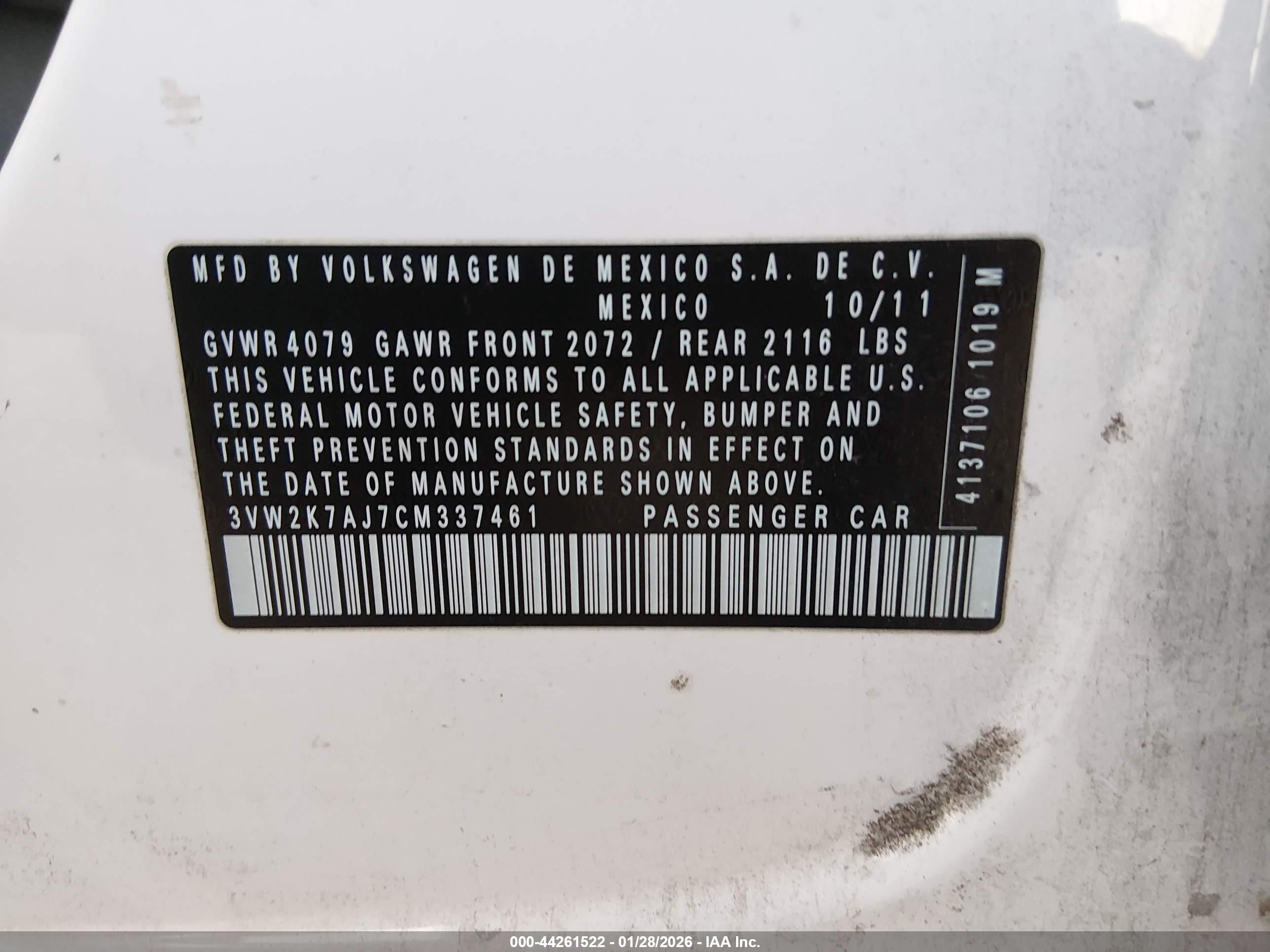 VOLKSWAGEN JETTA image 9