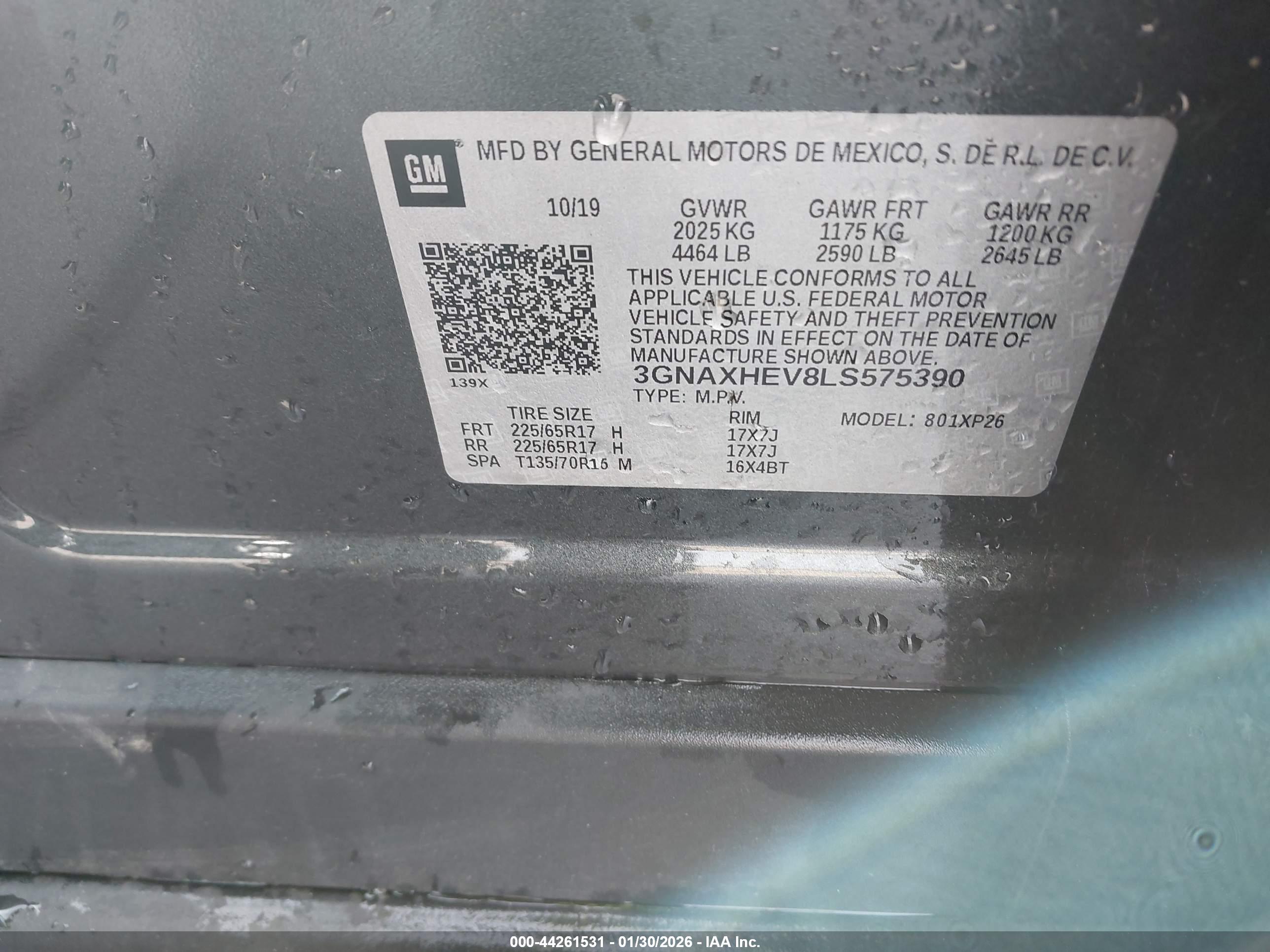 CHEVROLET EQUINOX image 9
