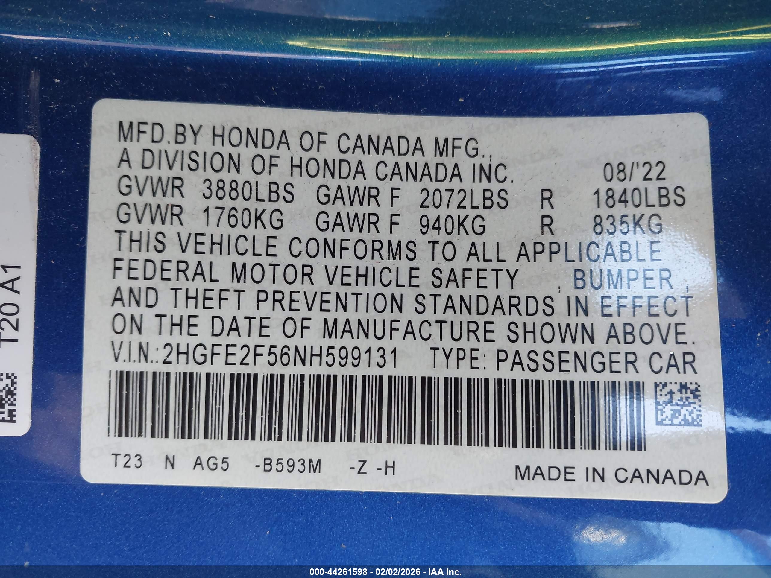 HONDA CIVIC image 9