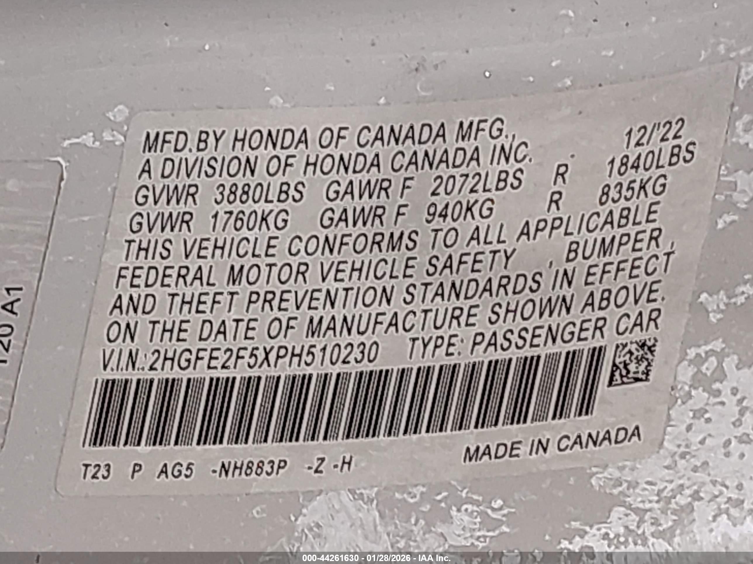 HONDA CIVIC image 9