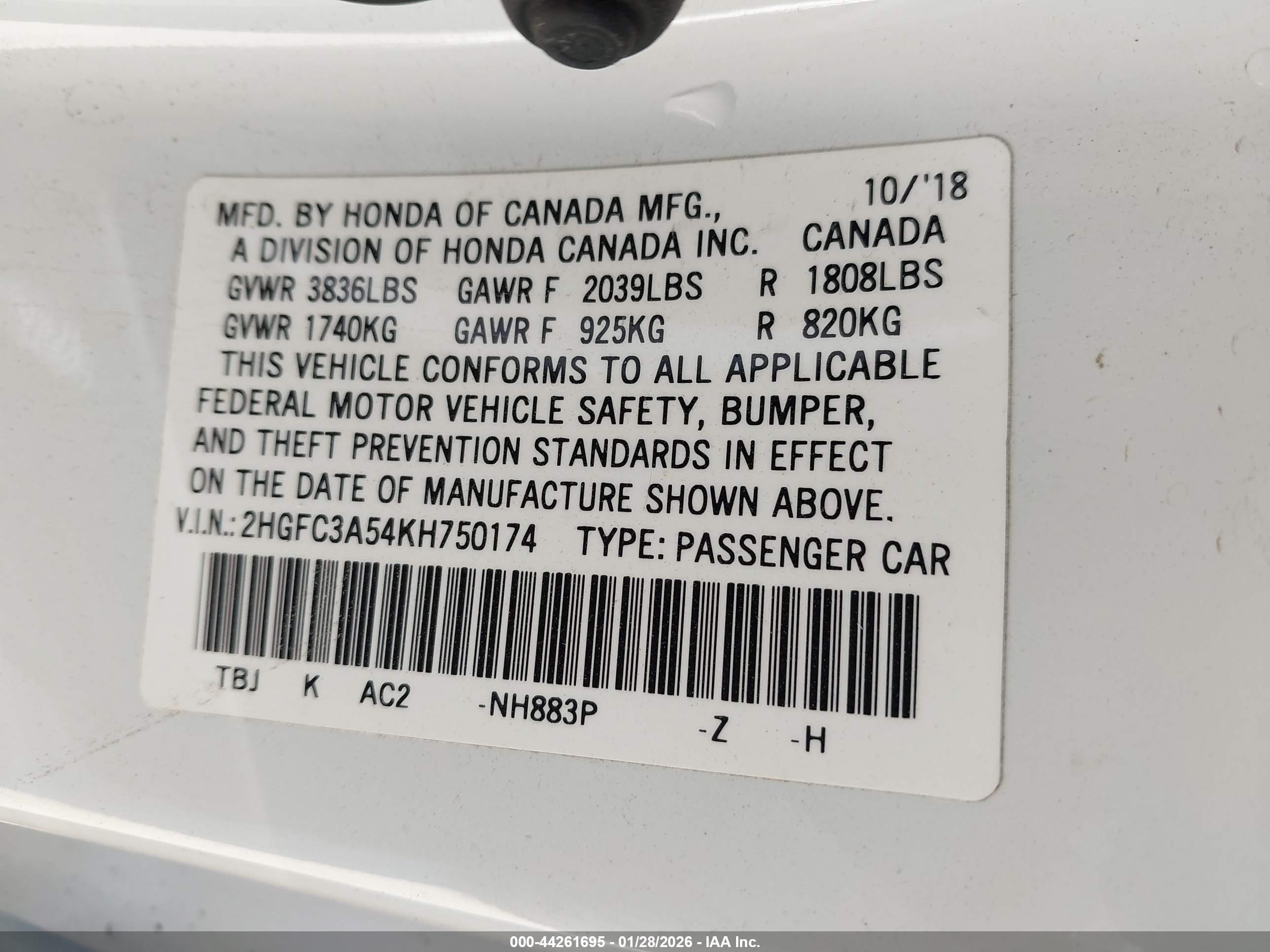 HONDA CIVIC image 9