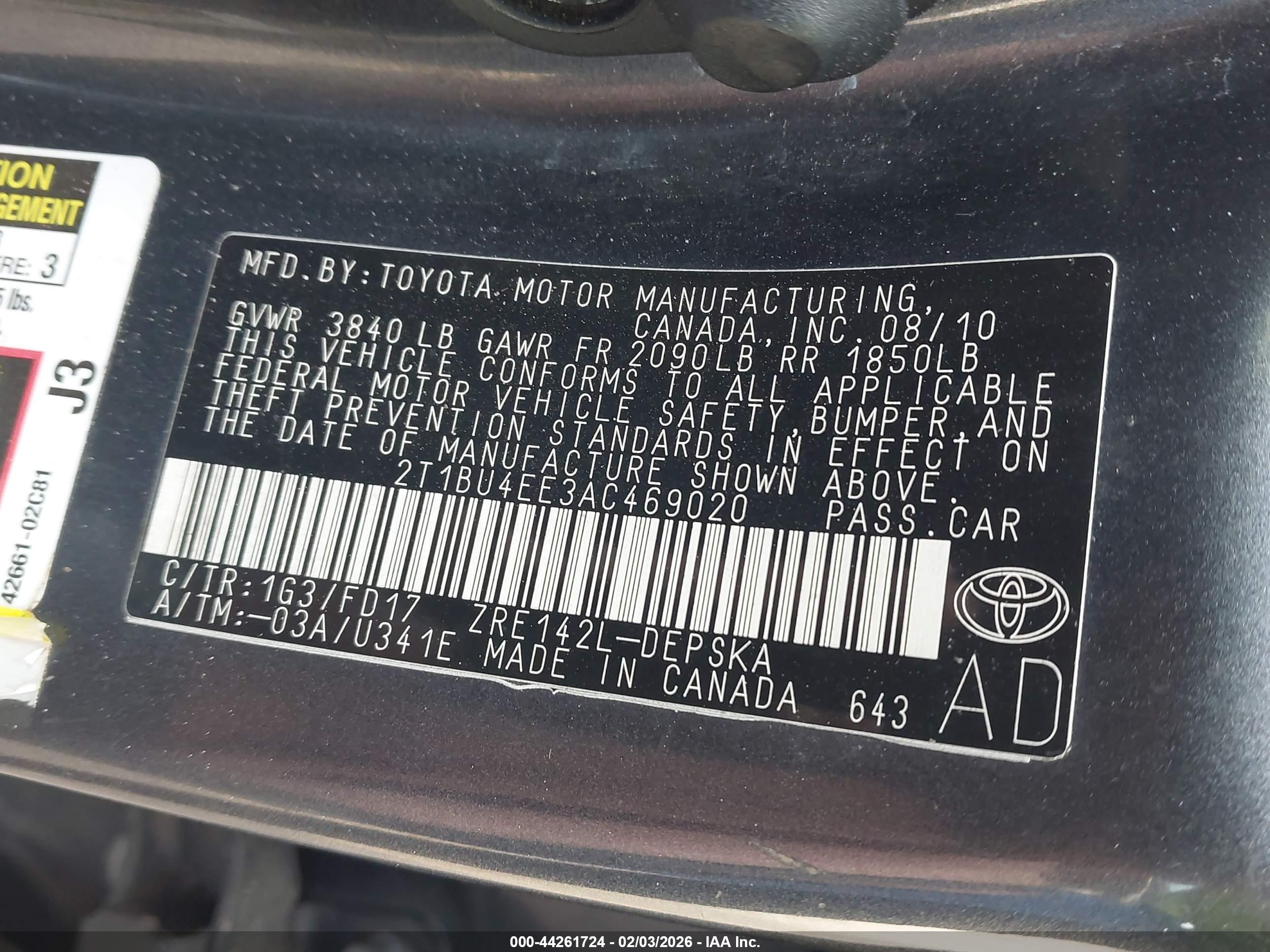 TOYOTA COROLLA image 9