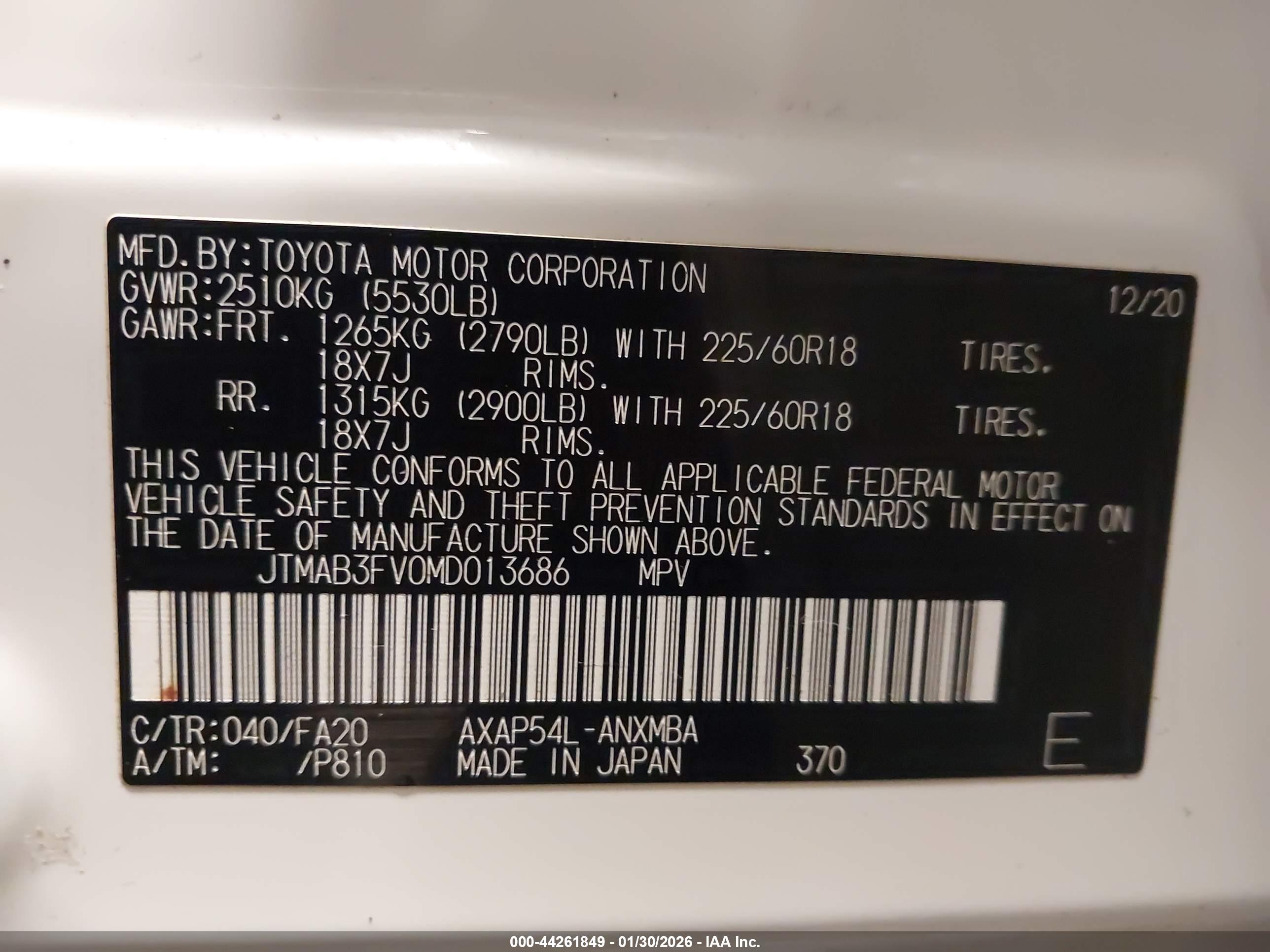 TOYOTA RAV4 image 9