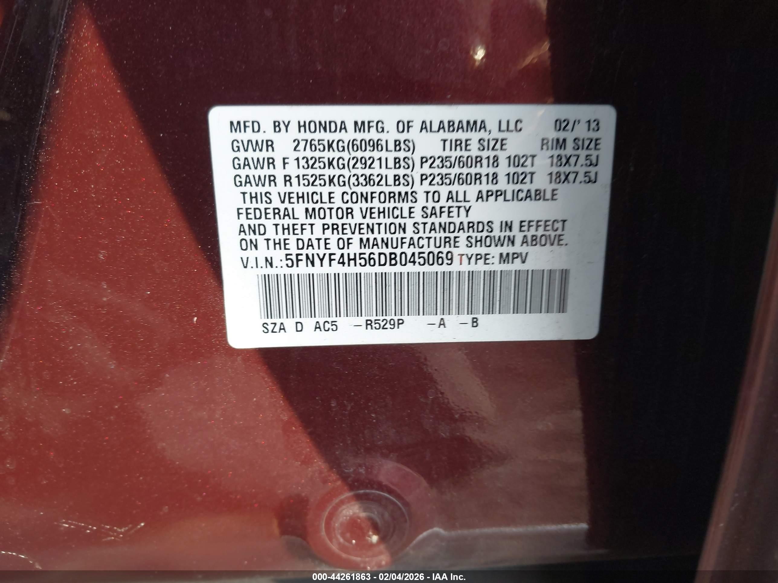 HONDA PILOT image 9
