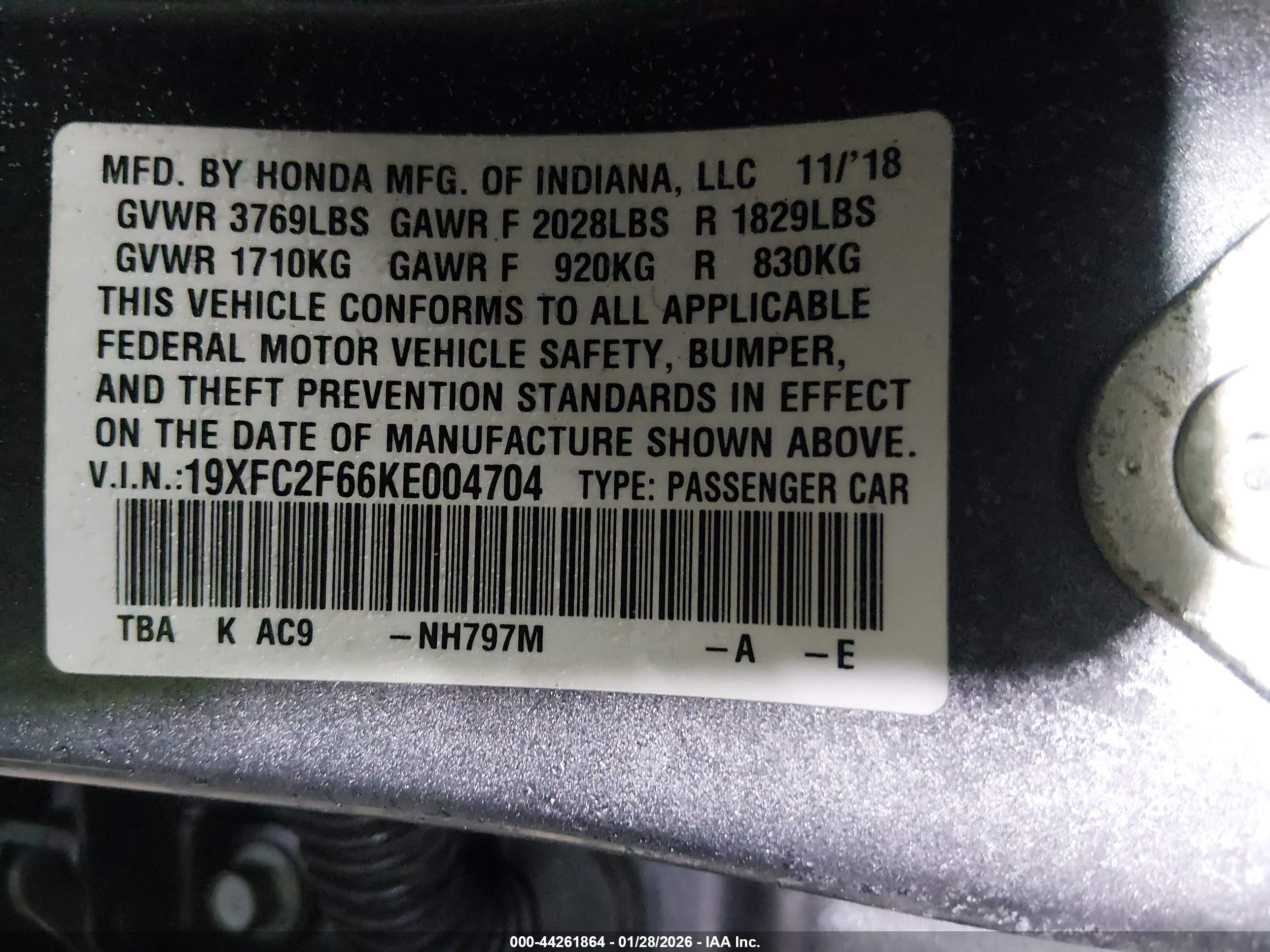 HONDA CIVIC image 9