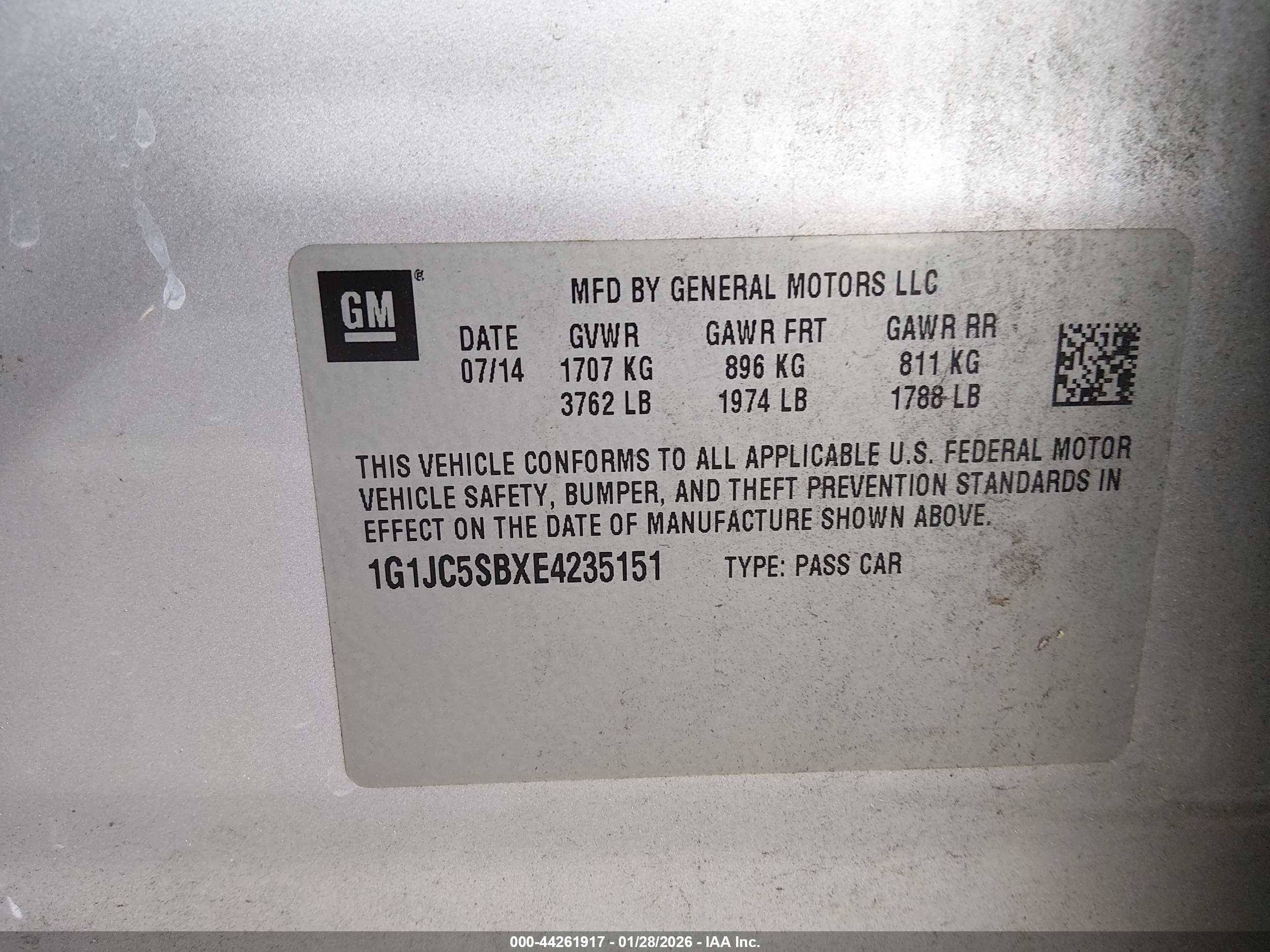CHEVROLET SONIC image 9