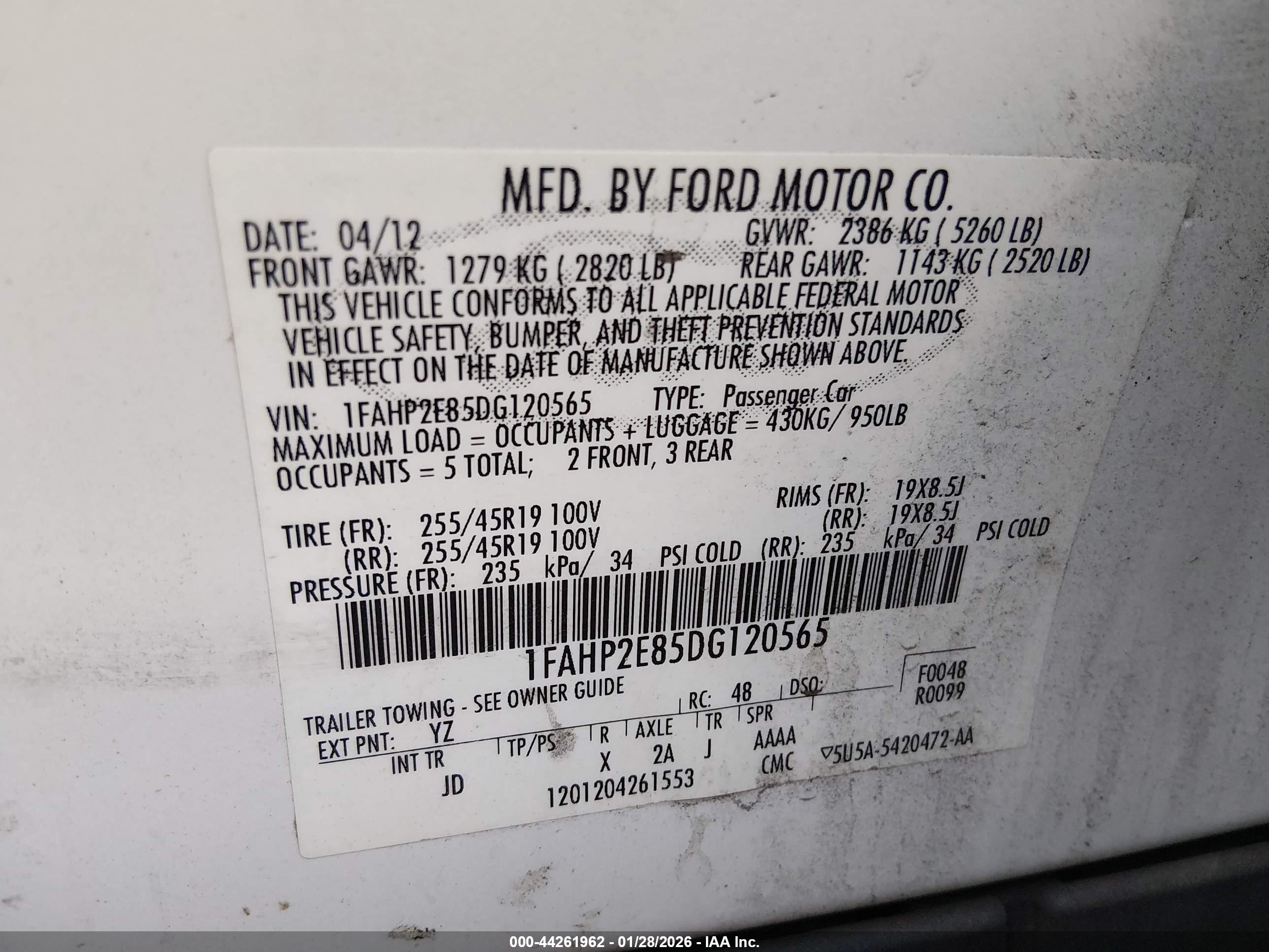 FORD TAURUS image 9