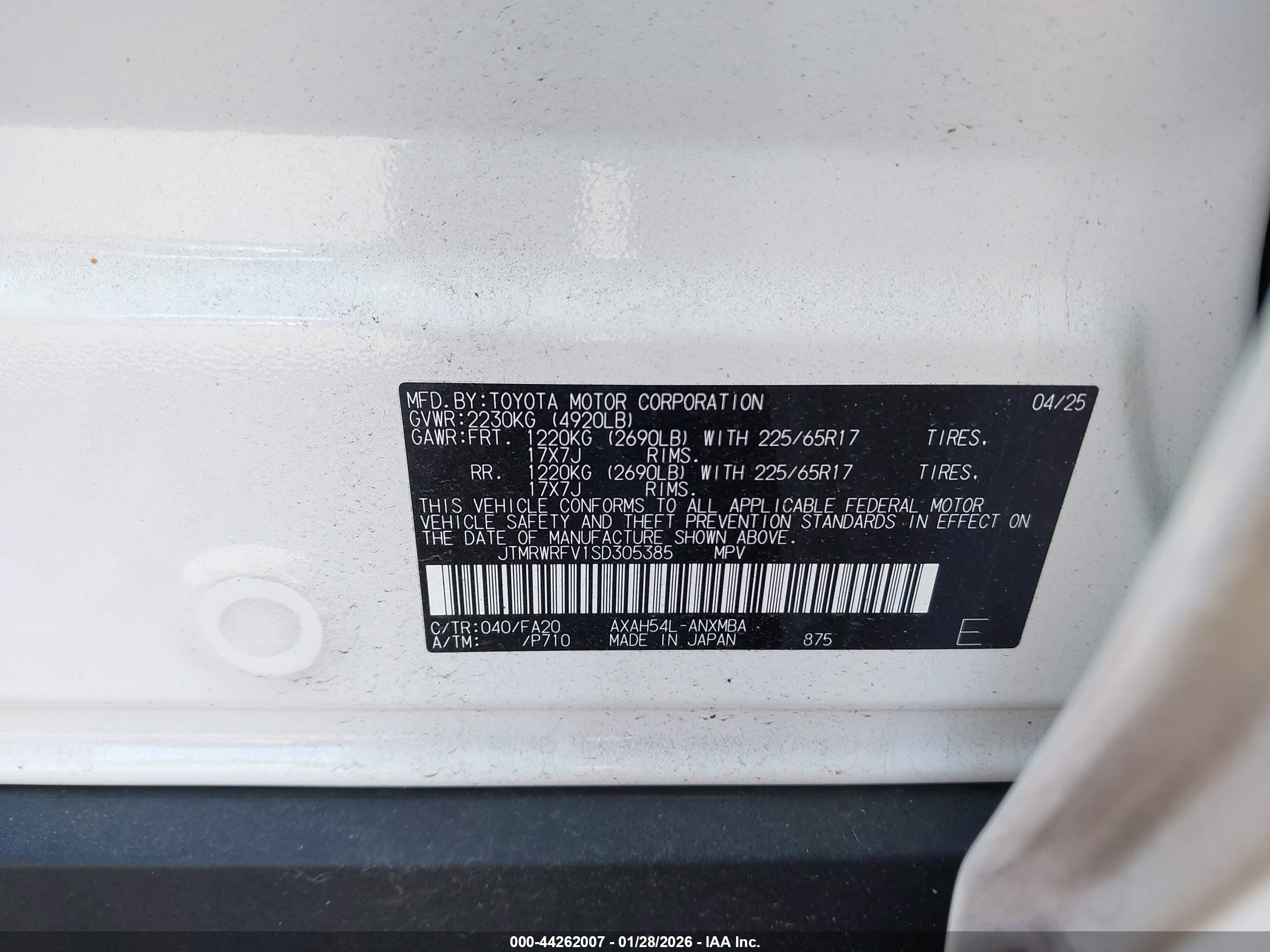 TOYOTA RAV4 image 9
