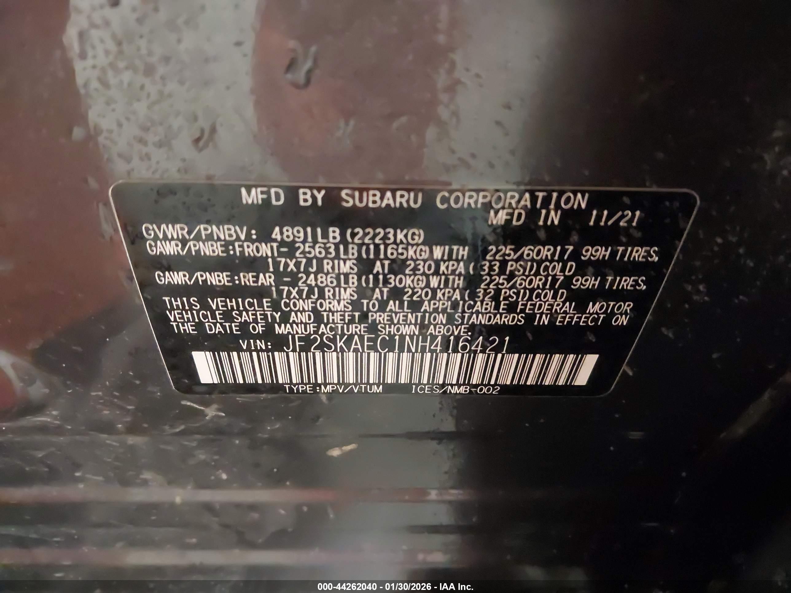 SUBARU FORESTER image 9