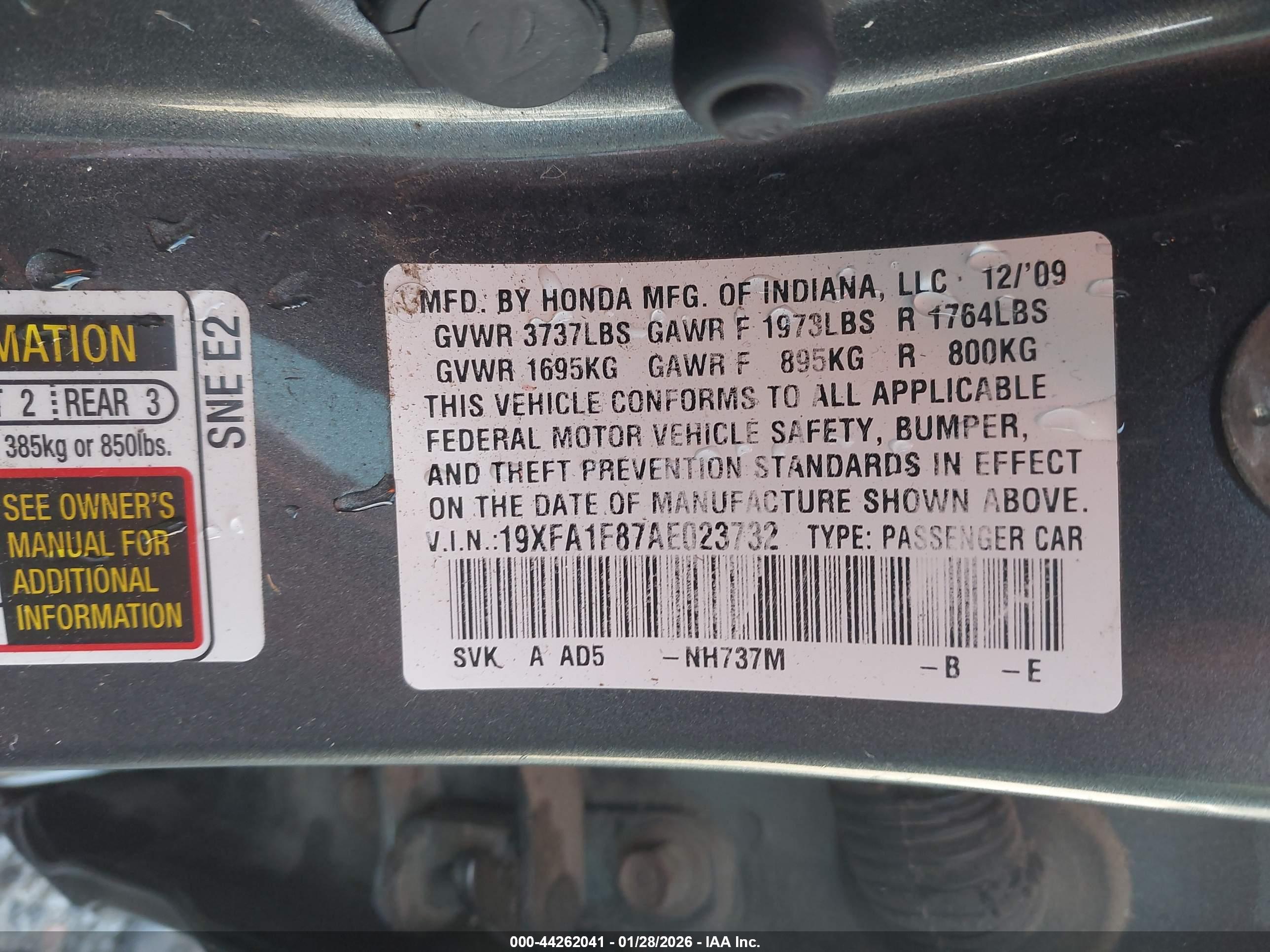 HONDA CIVIC image 9