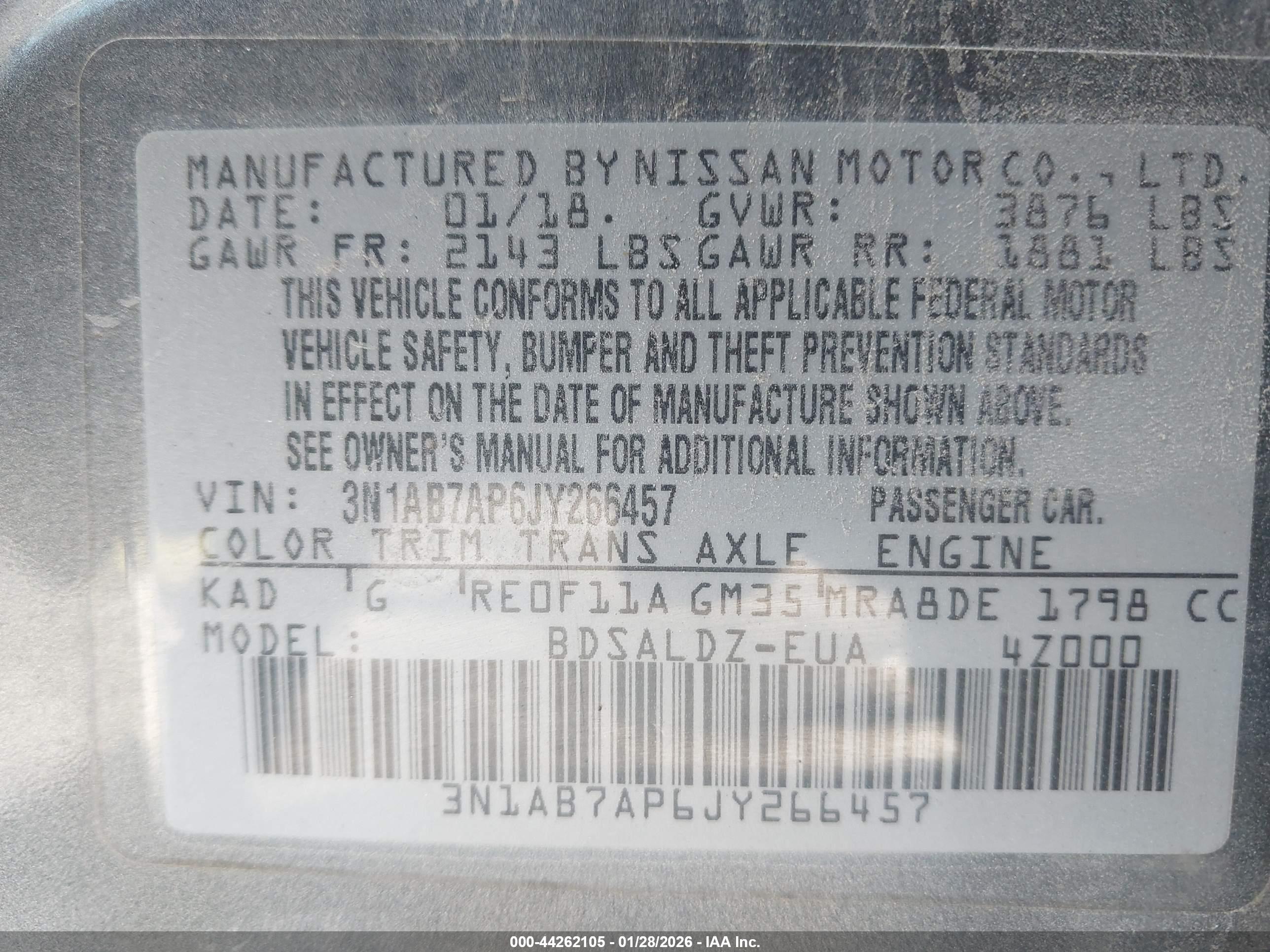 NISSAN SENTRA image 9