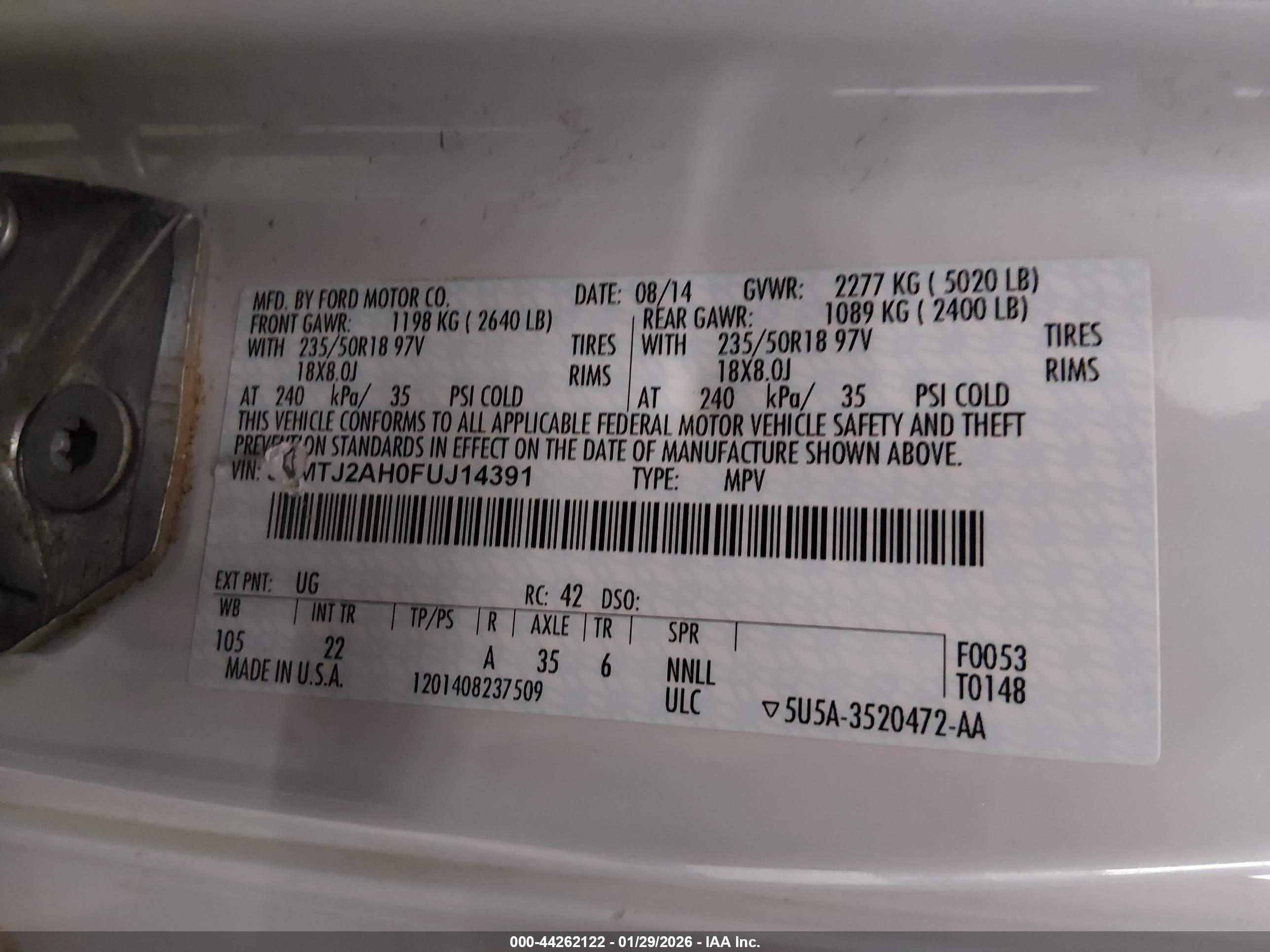 LINCOLN MKC image 9