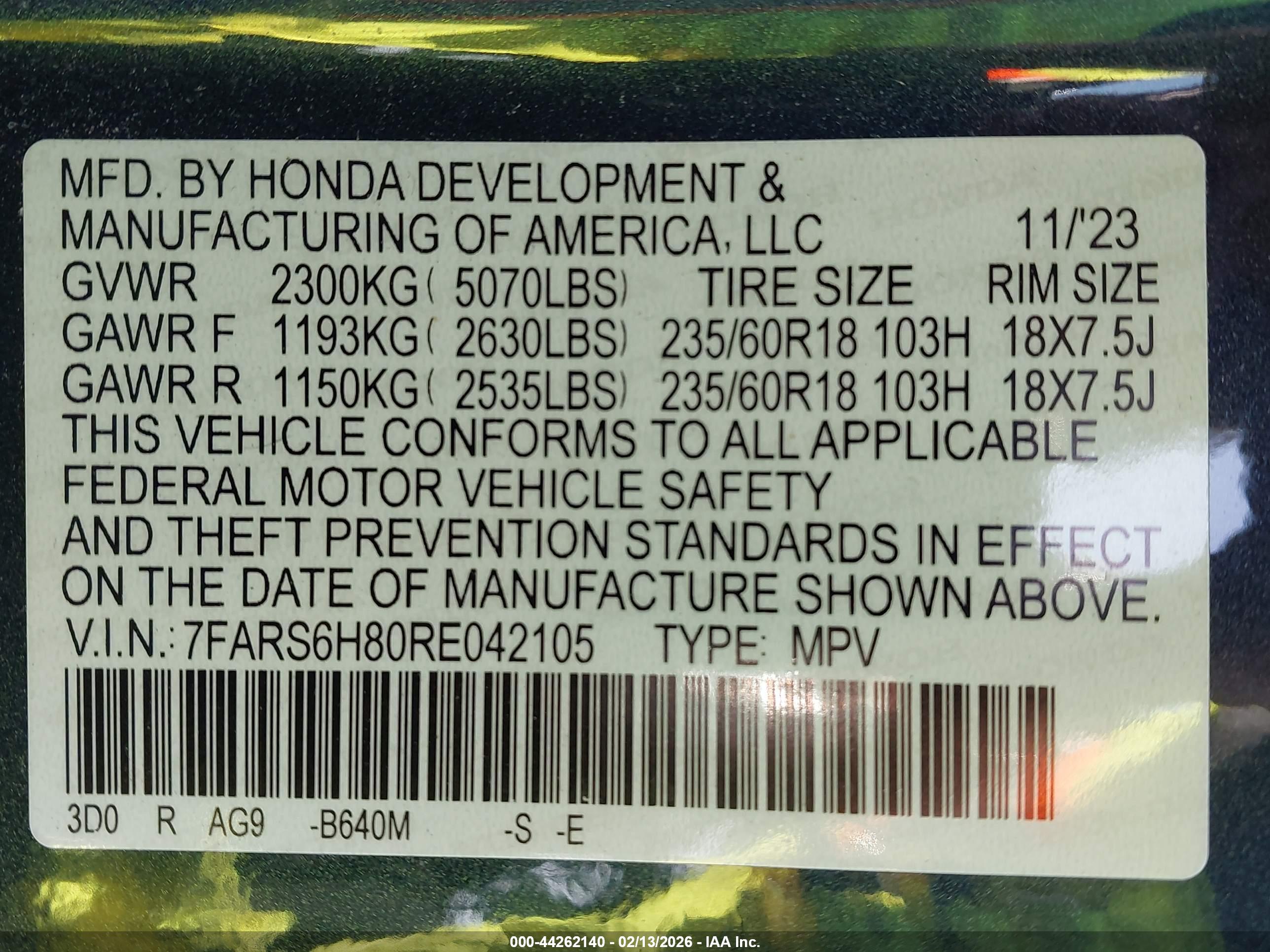 HONDA CR-V image 9