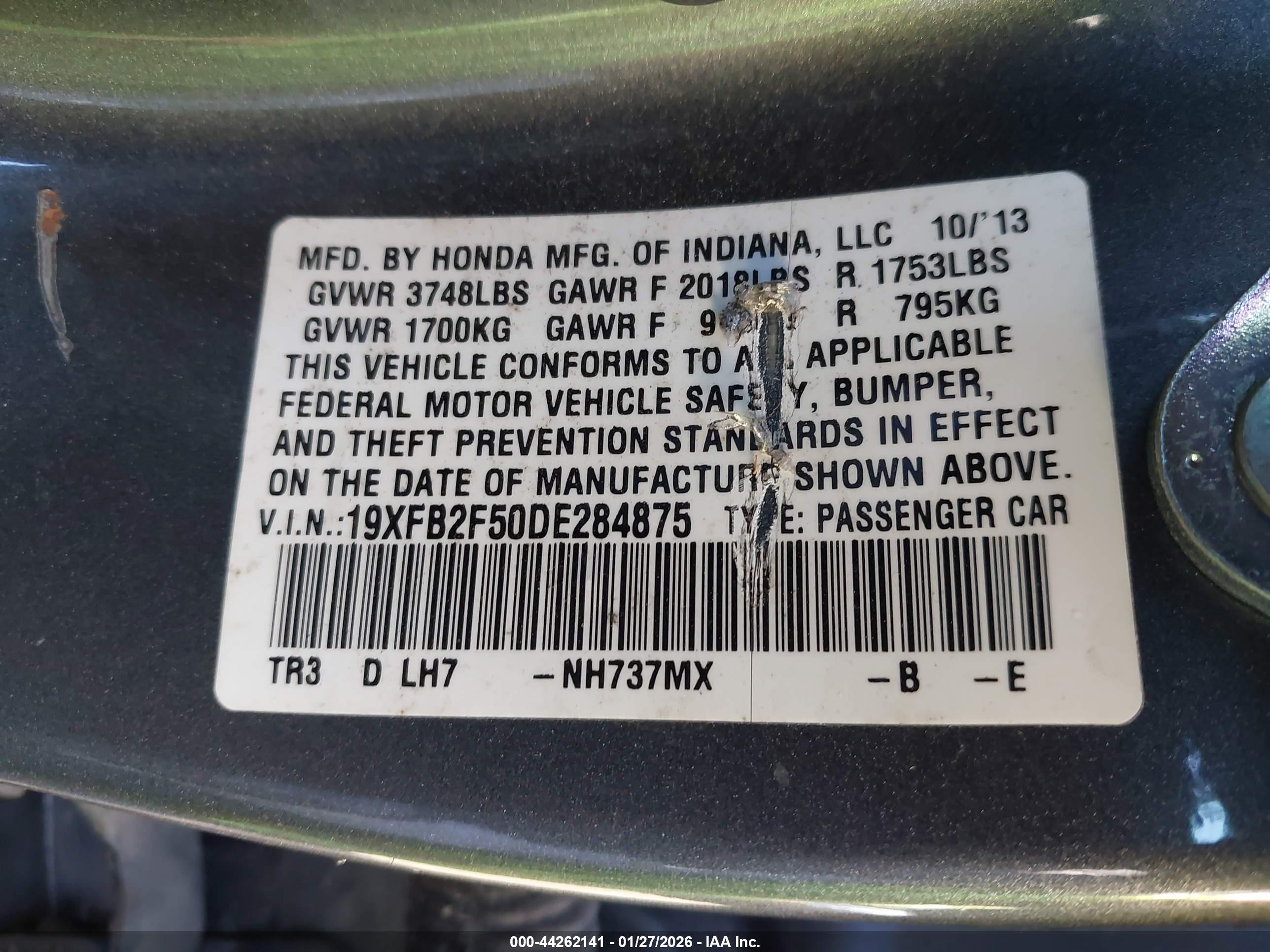 HONDA CIVIC image 9