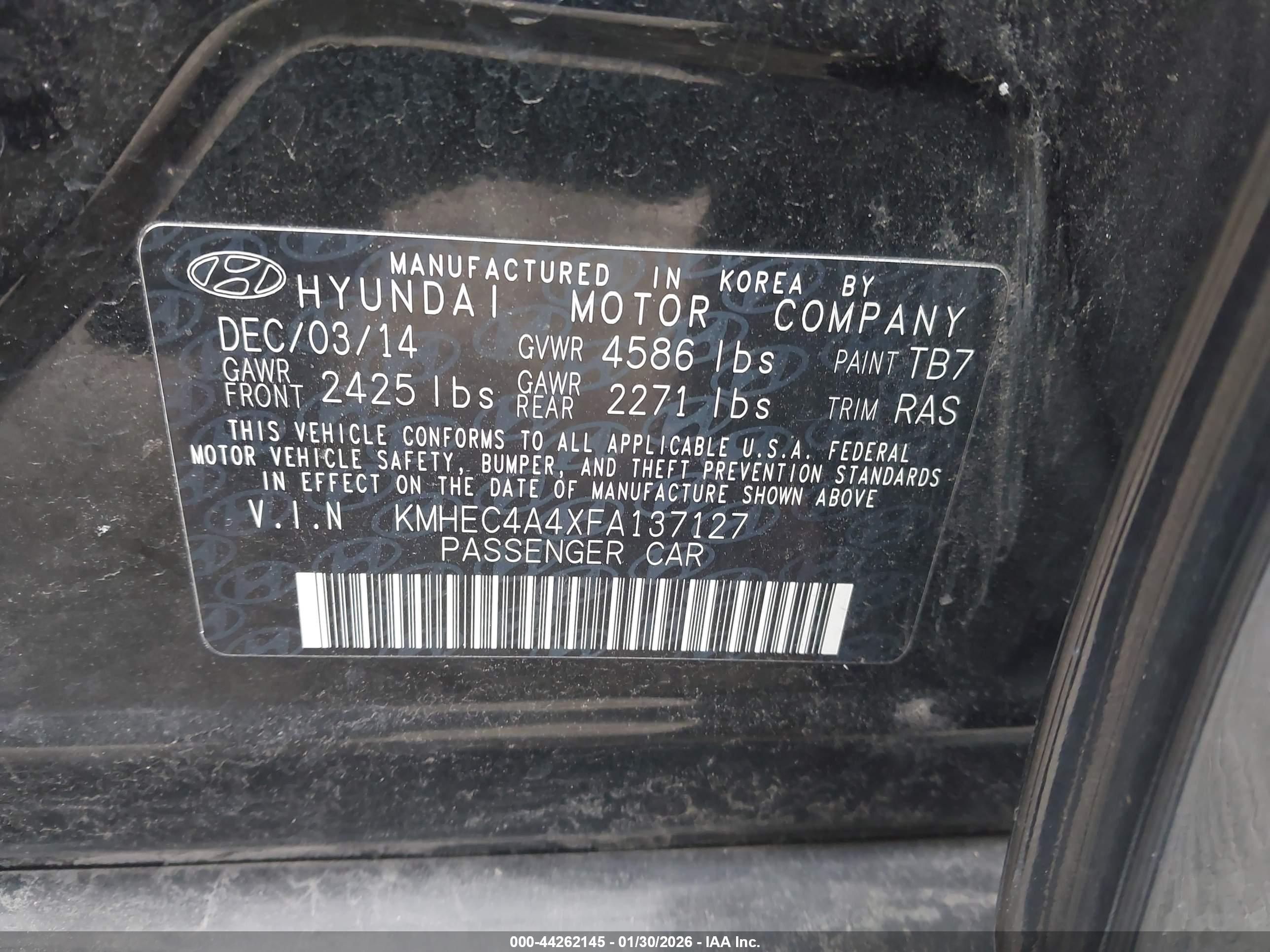 HYUNDAI SONATA image 9