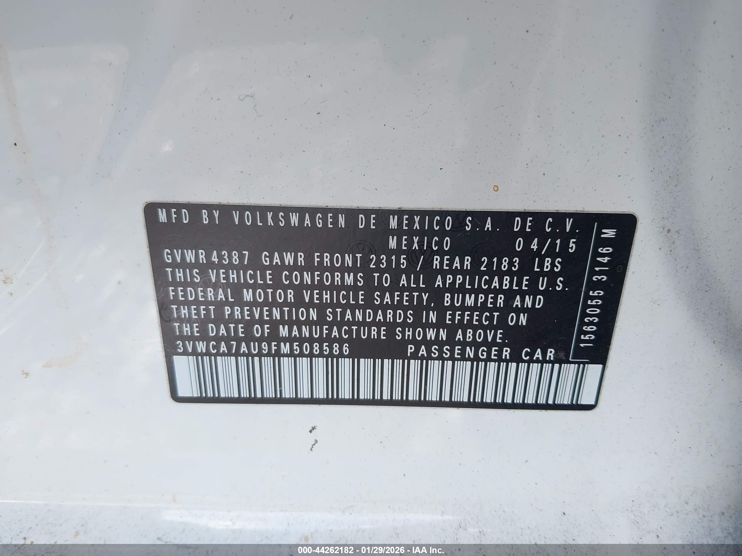 VOLKSWAGEN GOLF image 9