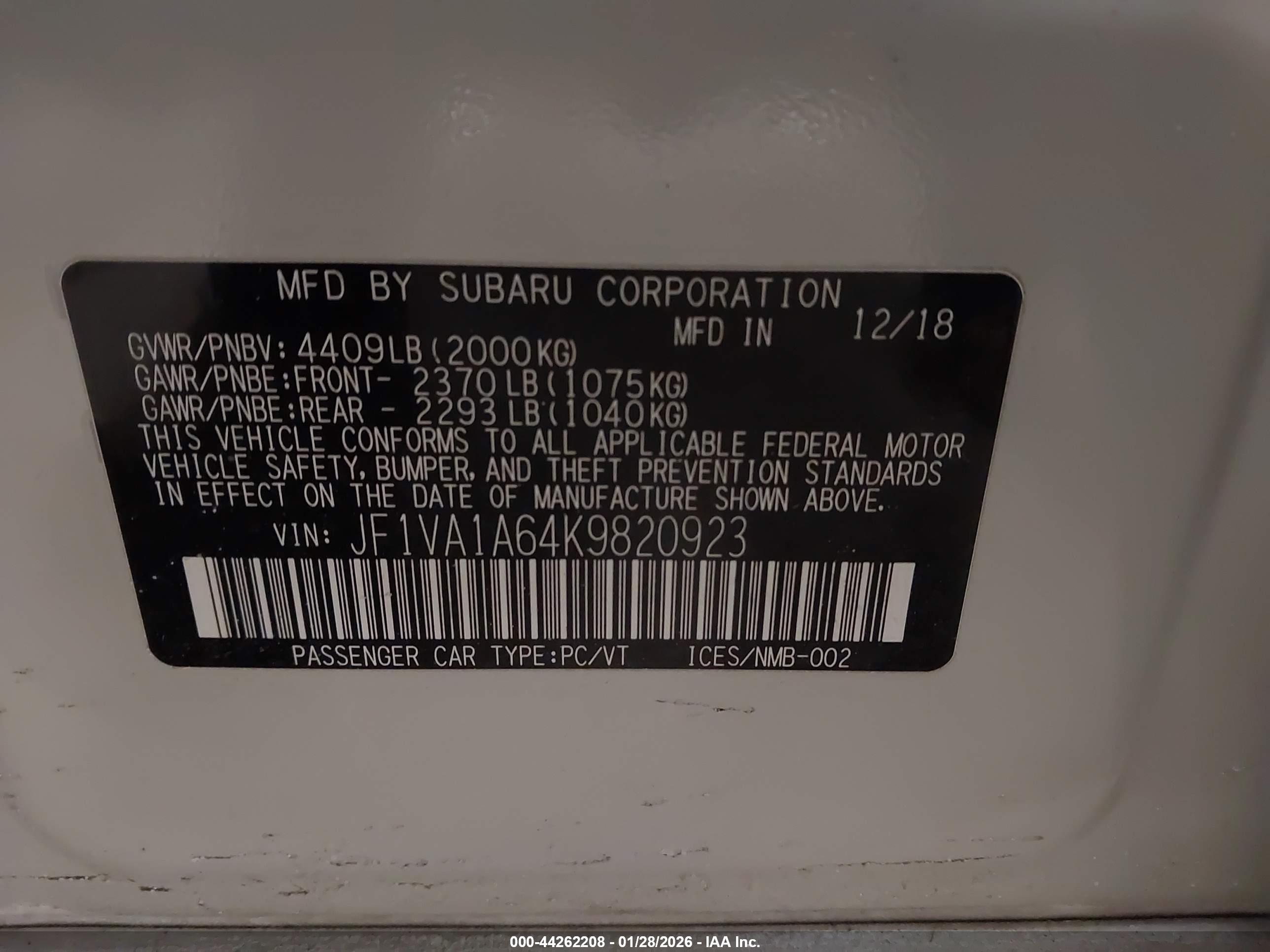 SUBARU WRX image 9