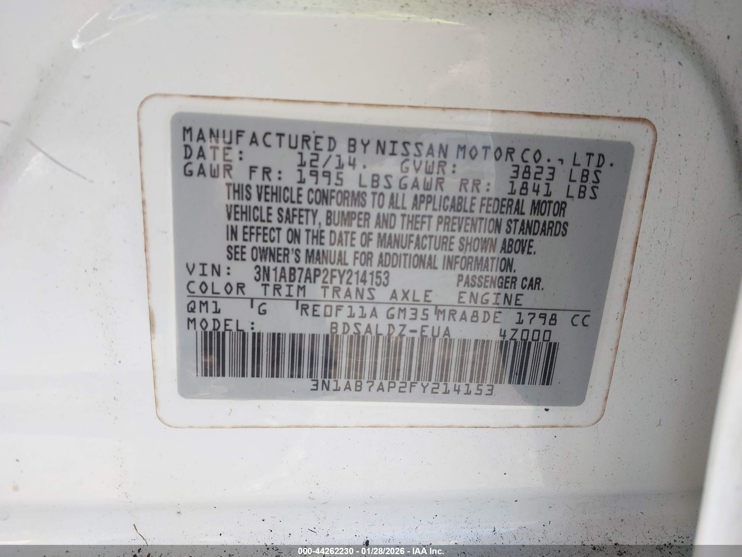 NISSAN SENTRA image 9