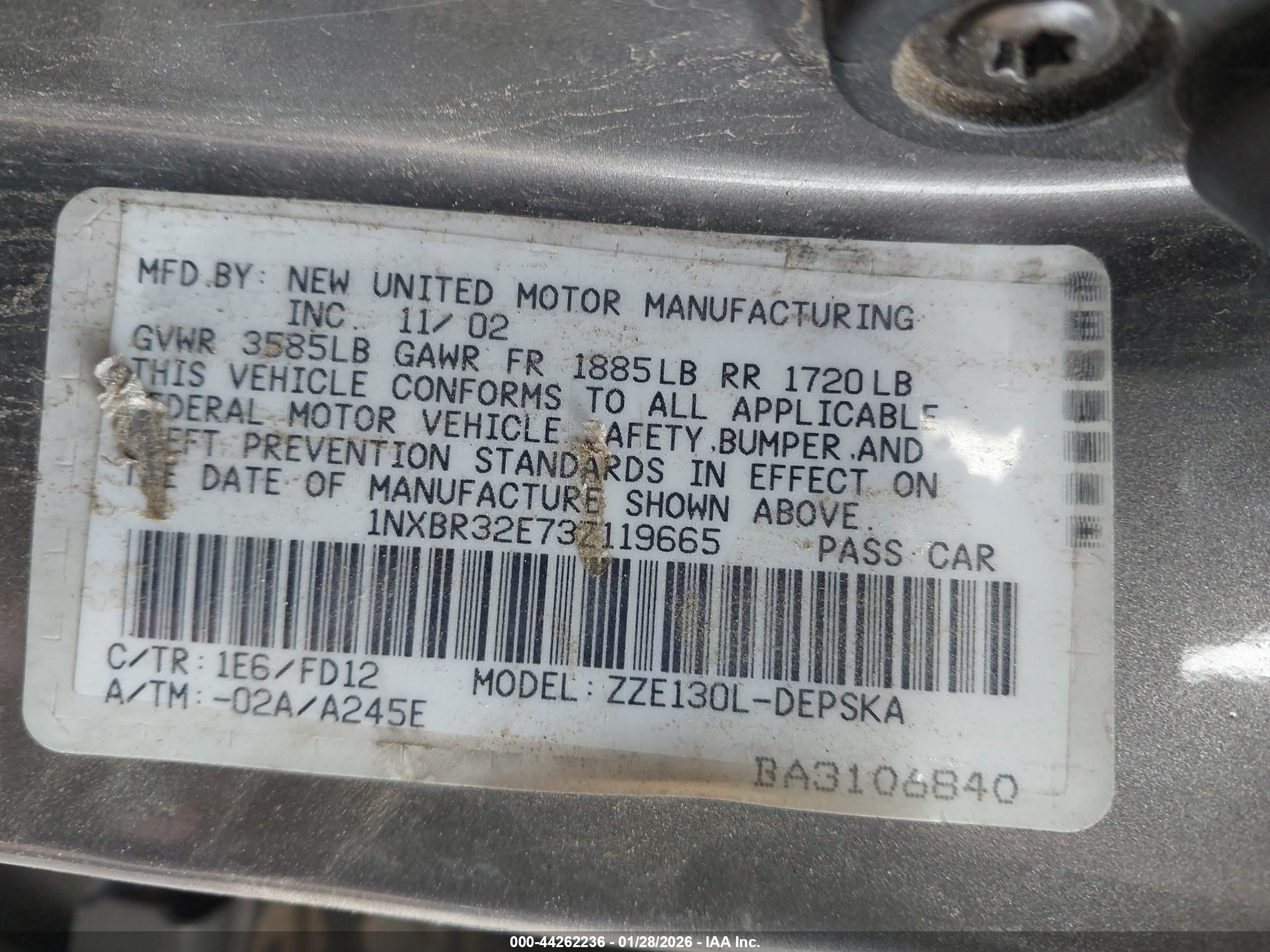 TOYOTA COROLLA image 9