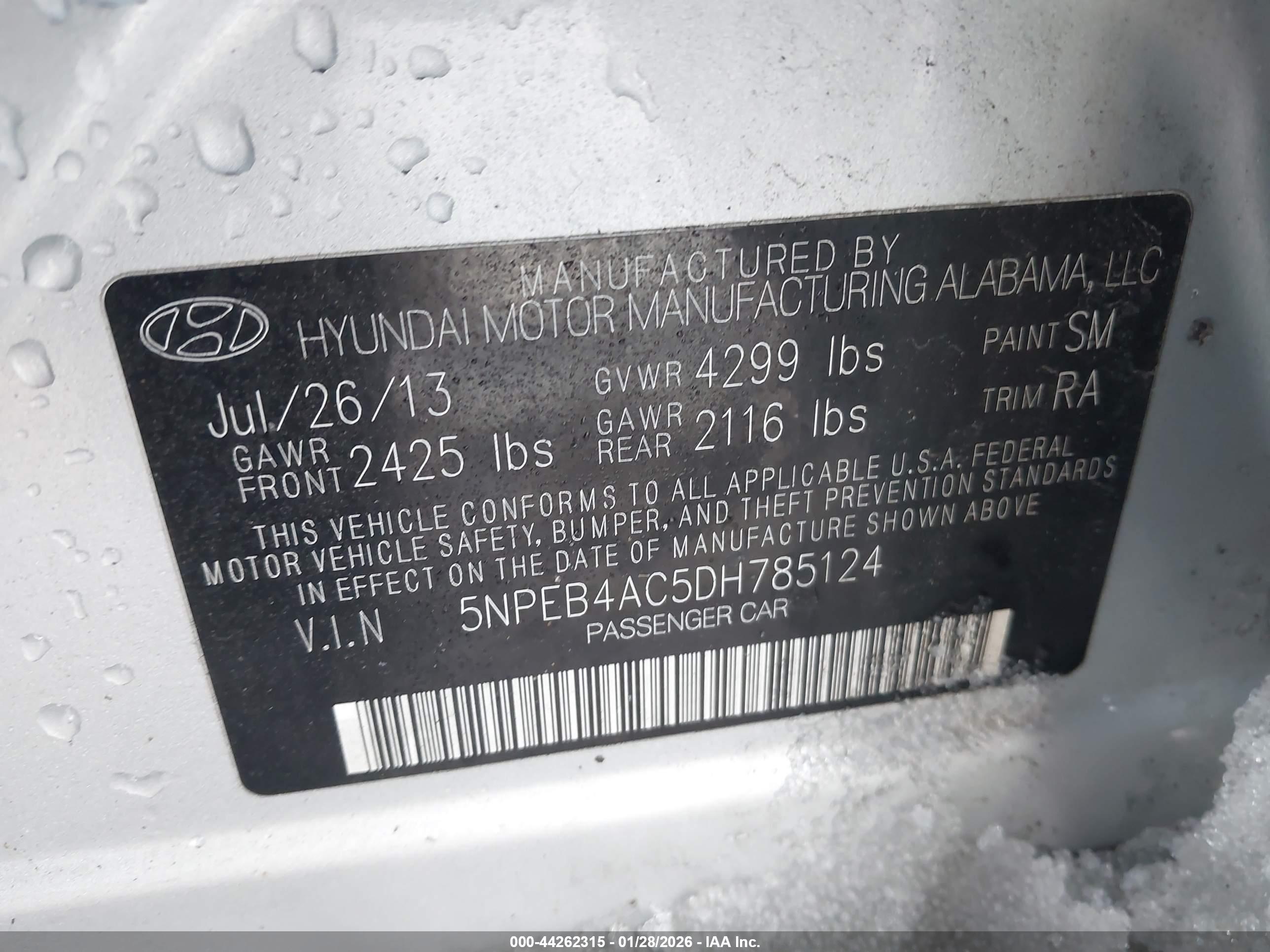 HYUNDAI SONATA image 9