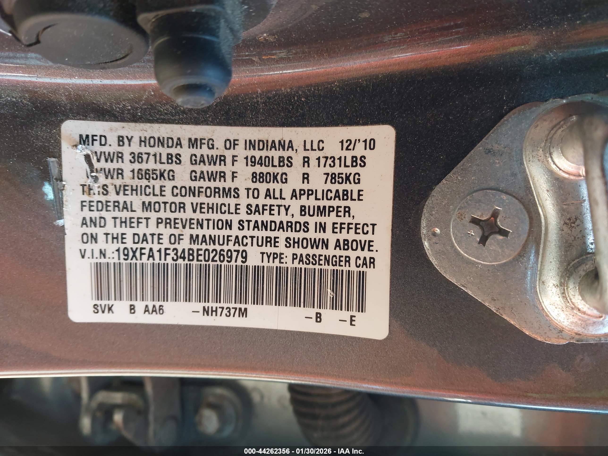 HONDA CIVIC image 9