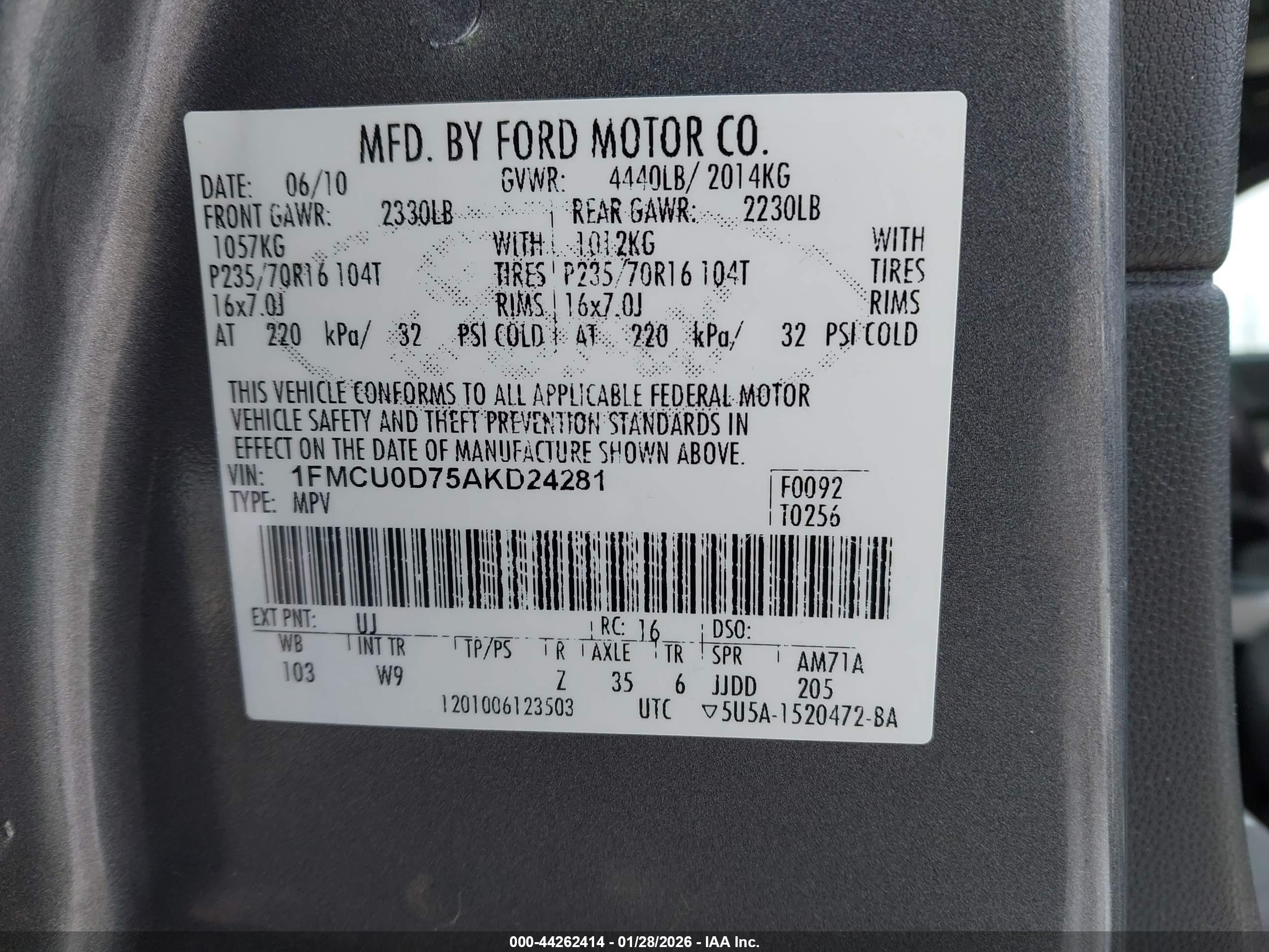 FORD ESCAPE image 9