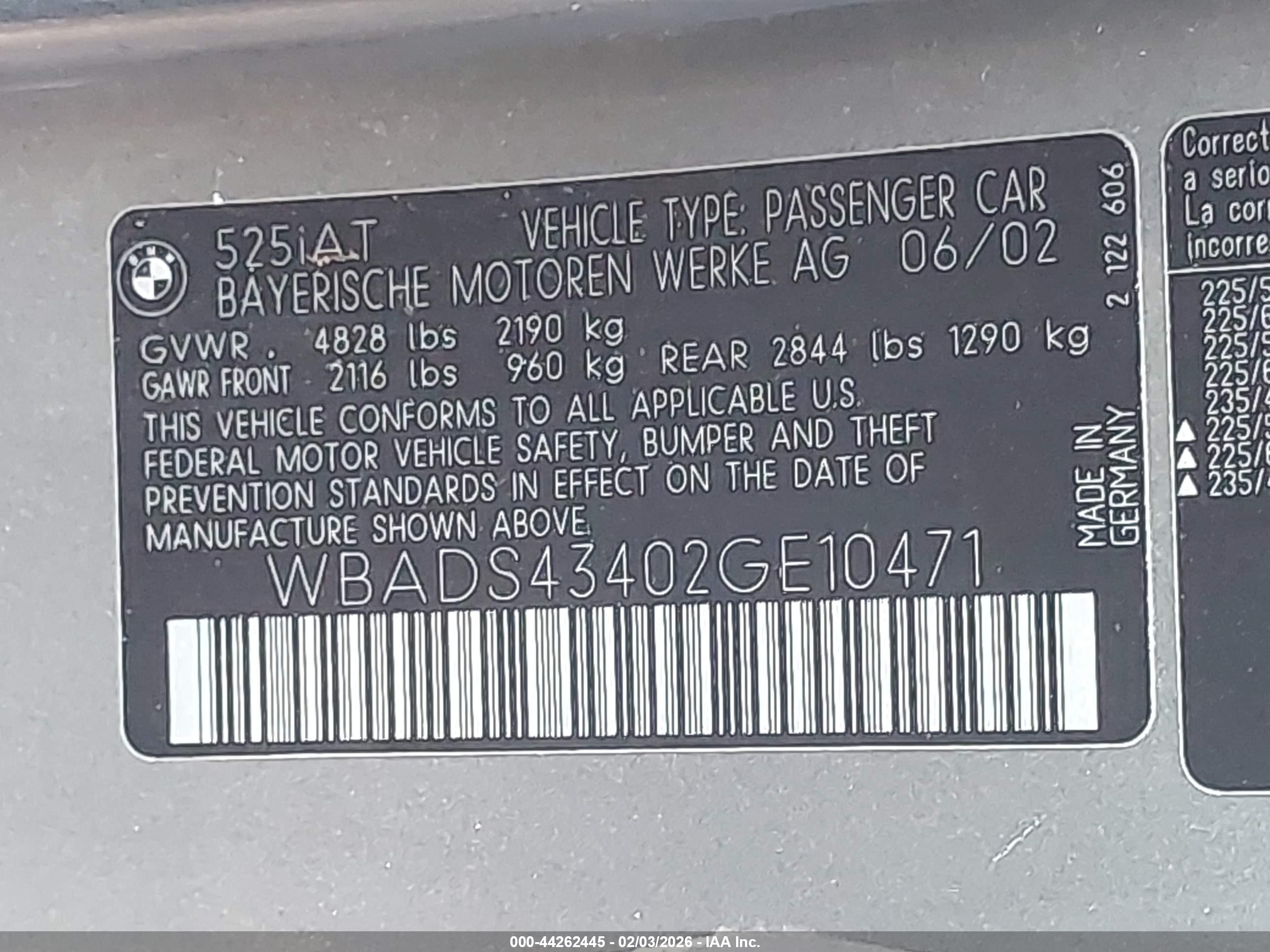 BMW 525ITA image 9