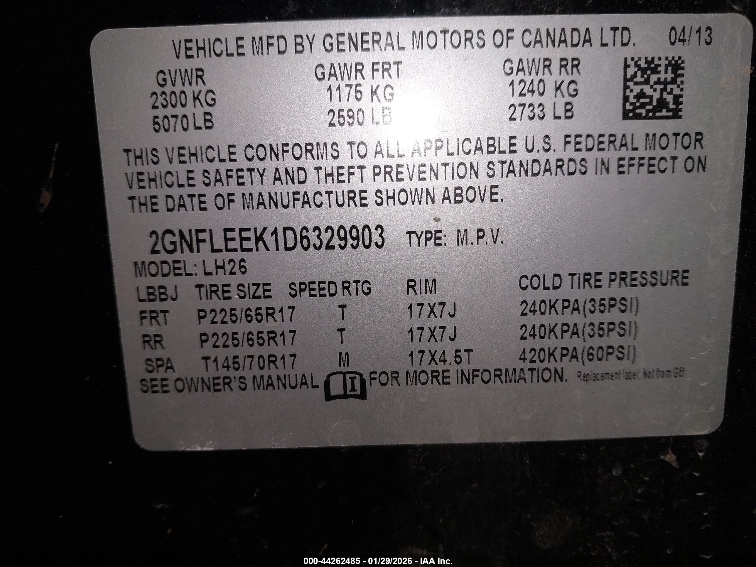 CHEVROLET EQUINOX image 9