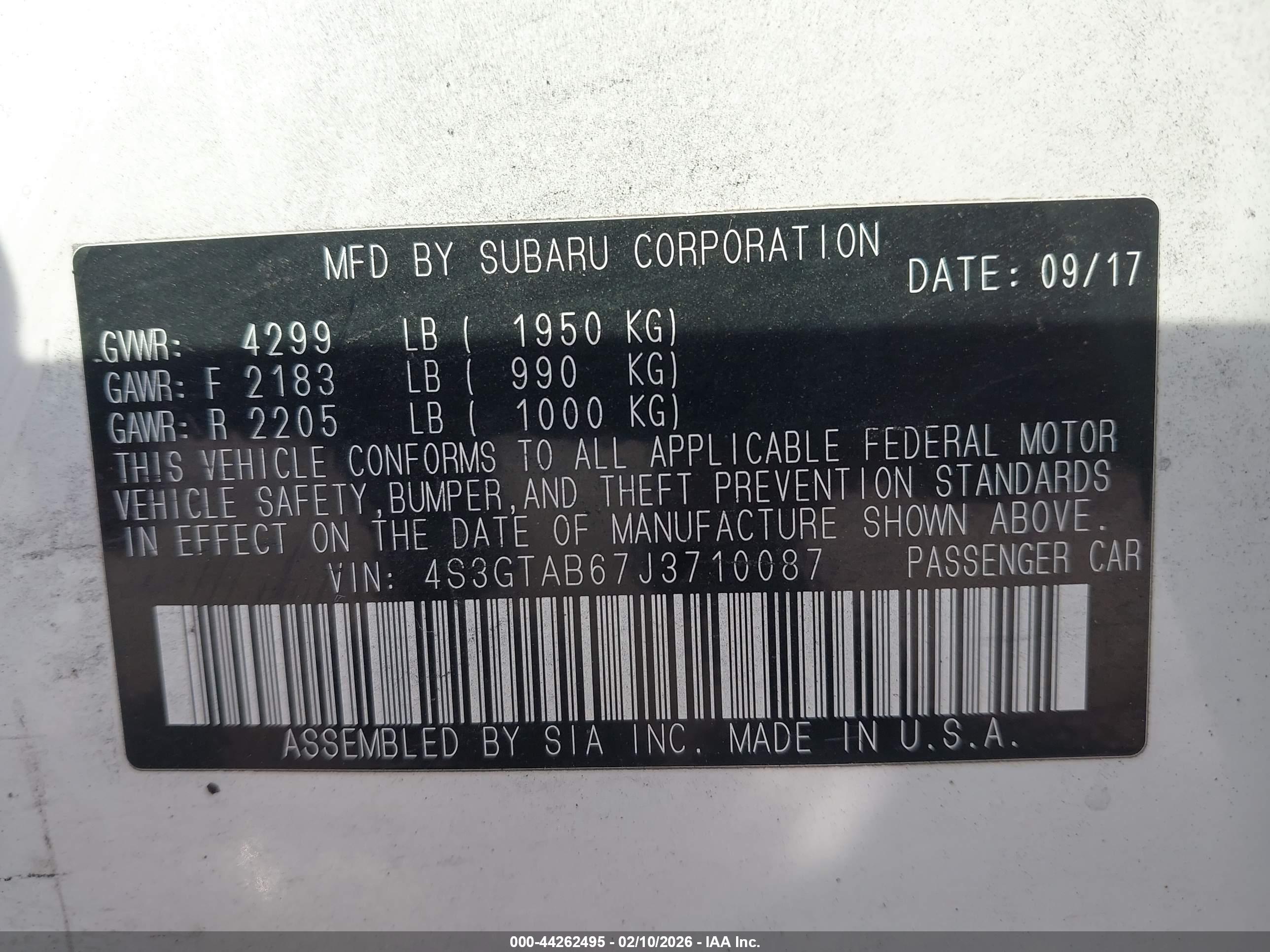 SUBARU IMPREZA image 9