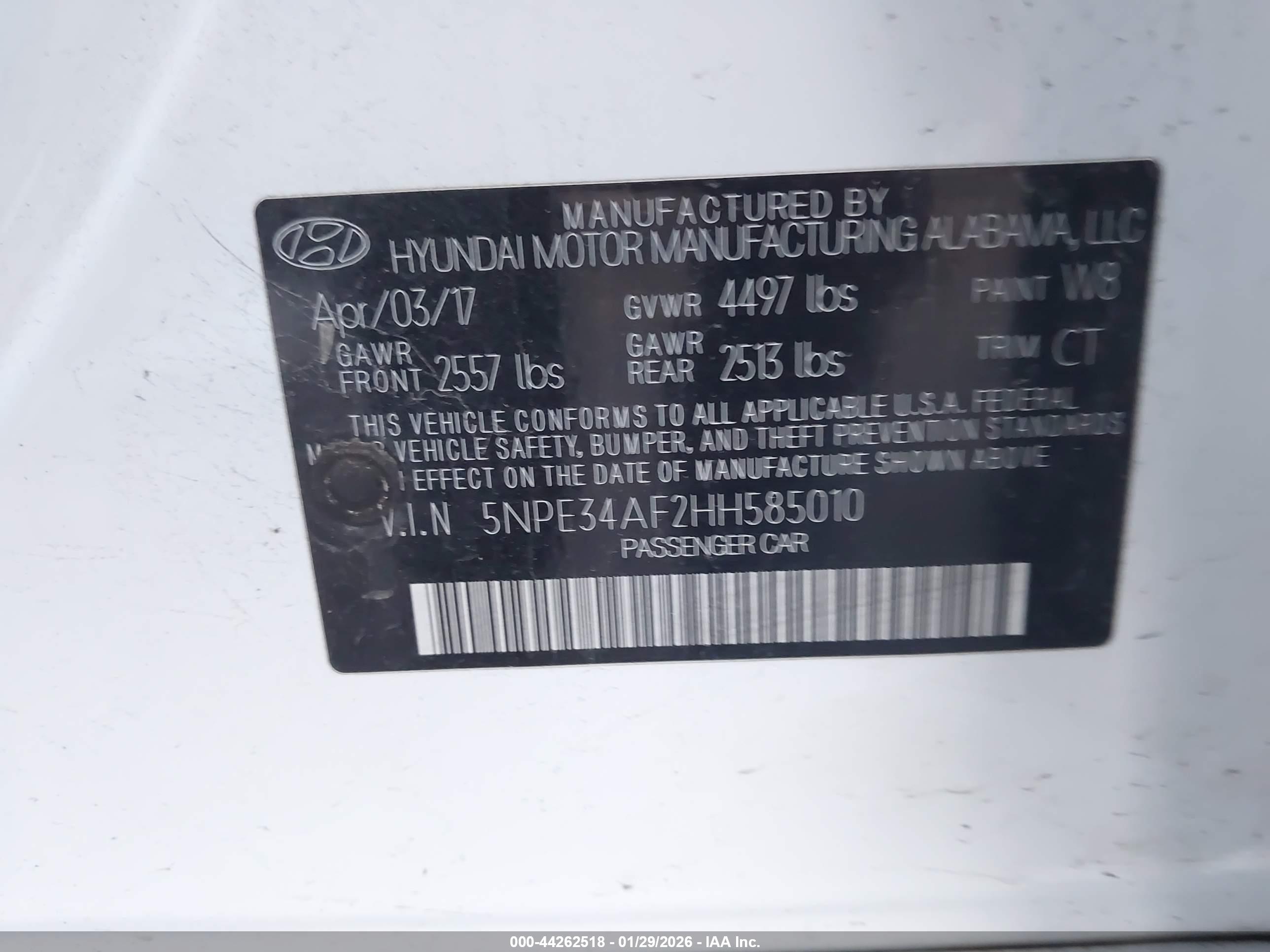 HYUNDAI SONATA image 9