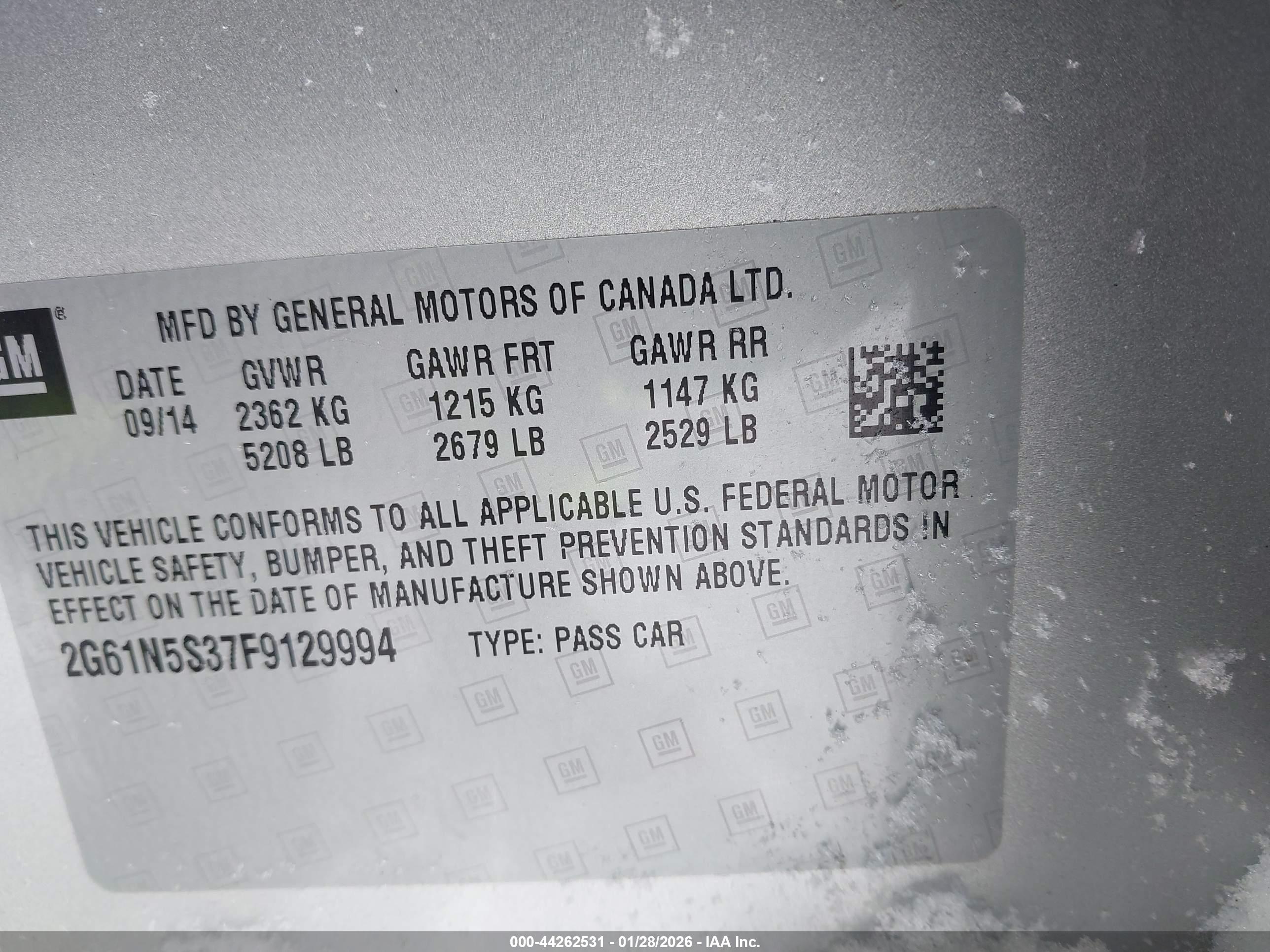 CADILLAC XTS image 9