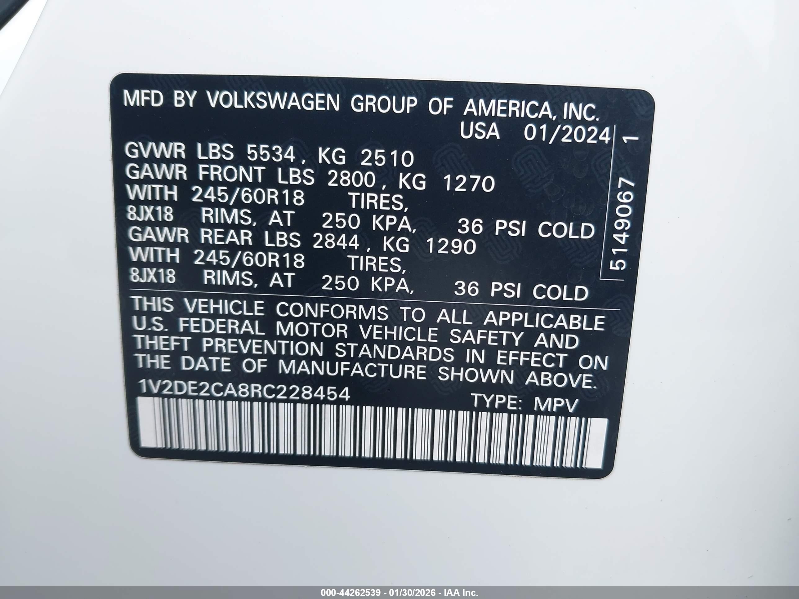 VOLKSWAGEN ATLAS image 9