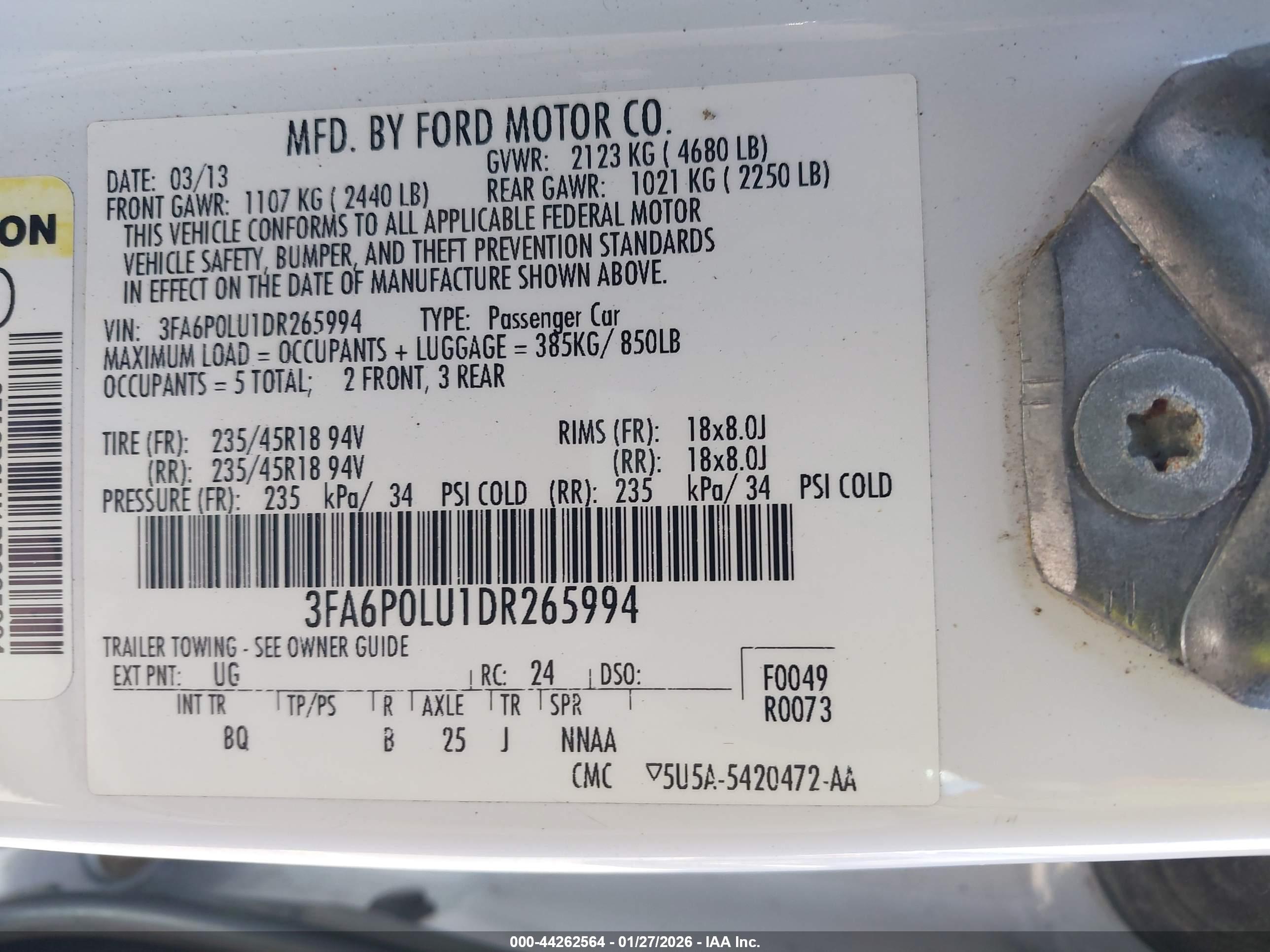FORD FUSION image 9