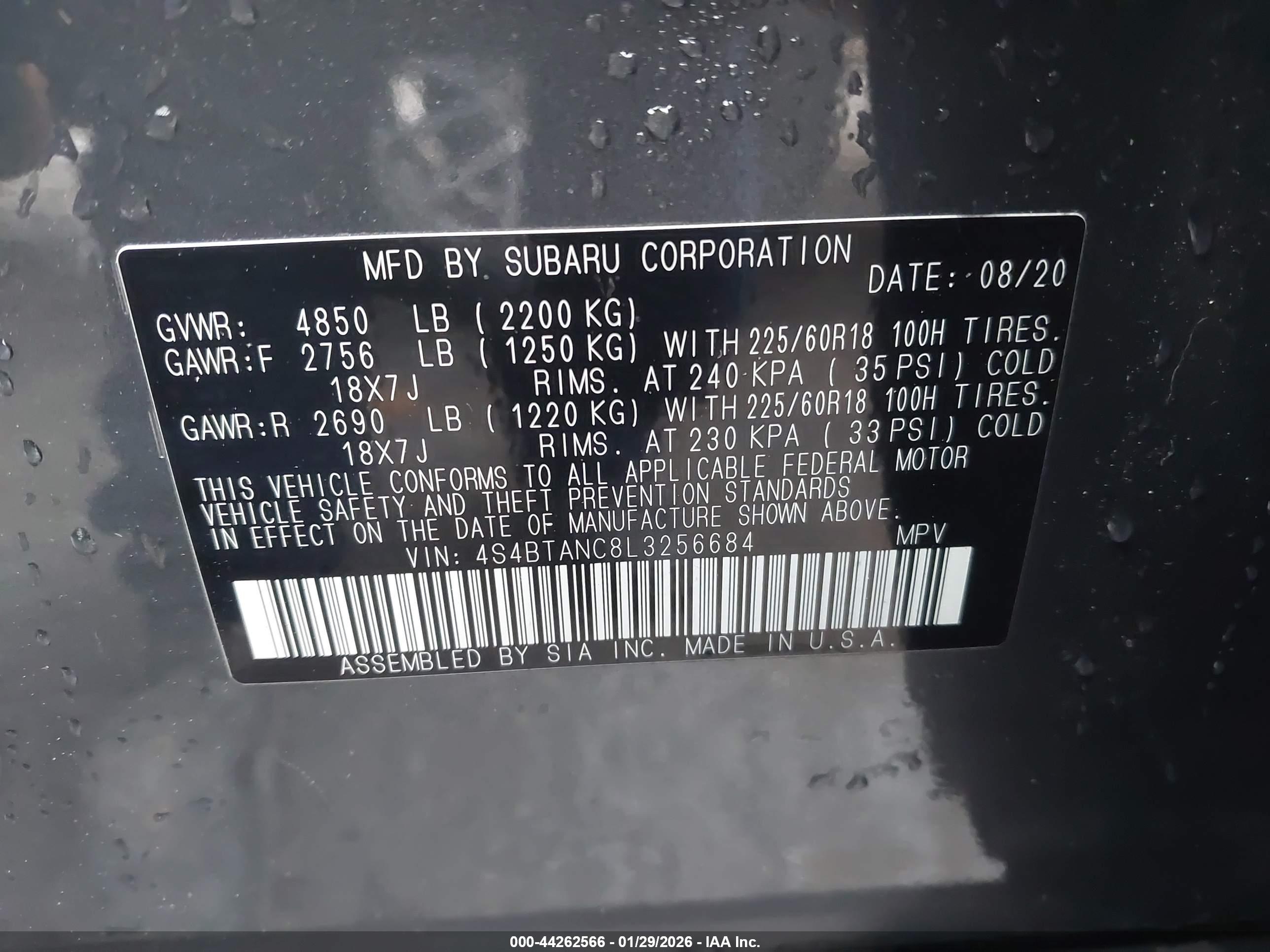 SUBARU OUTBACK image 9