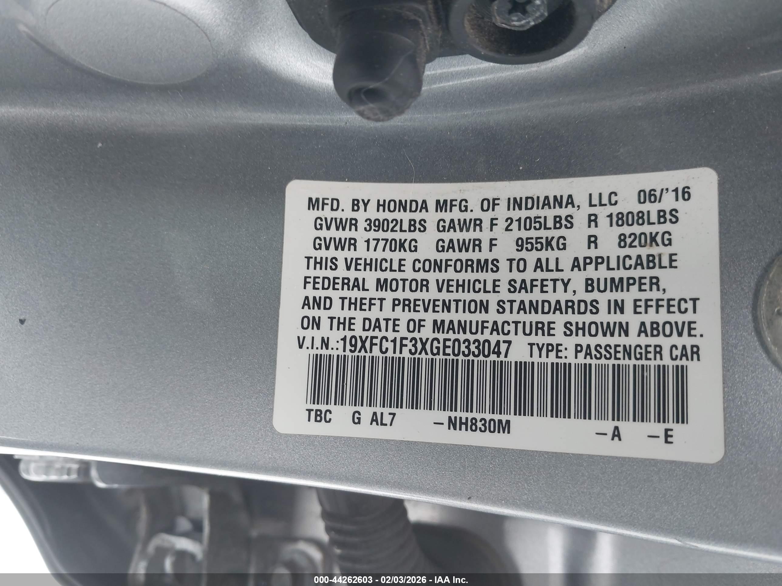 HONDA CIVIC image 9