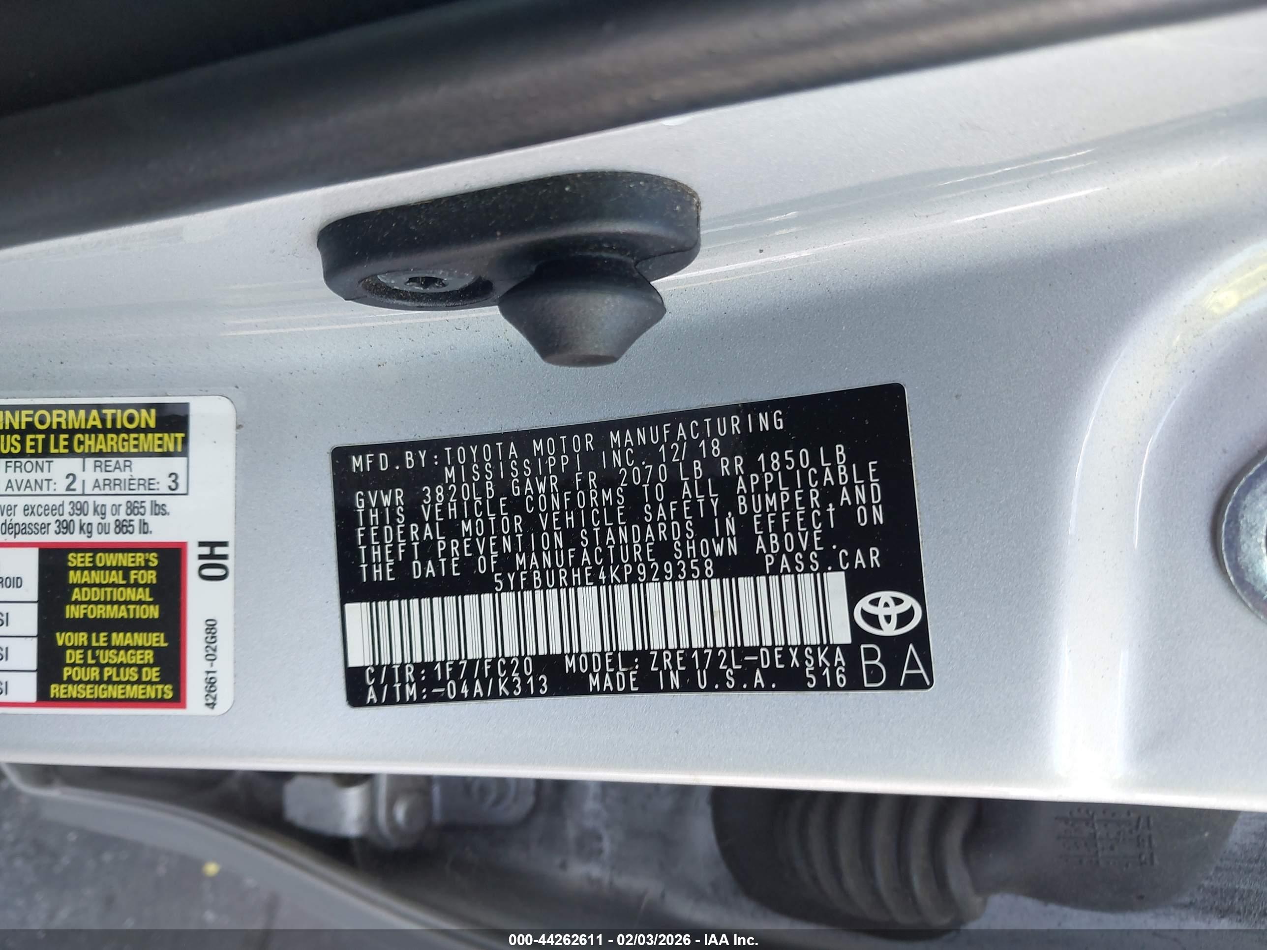 TOYOTA COROLLA image 9