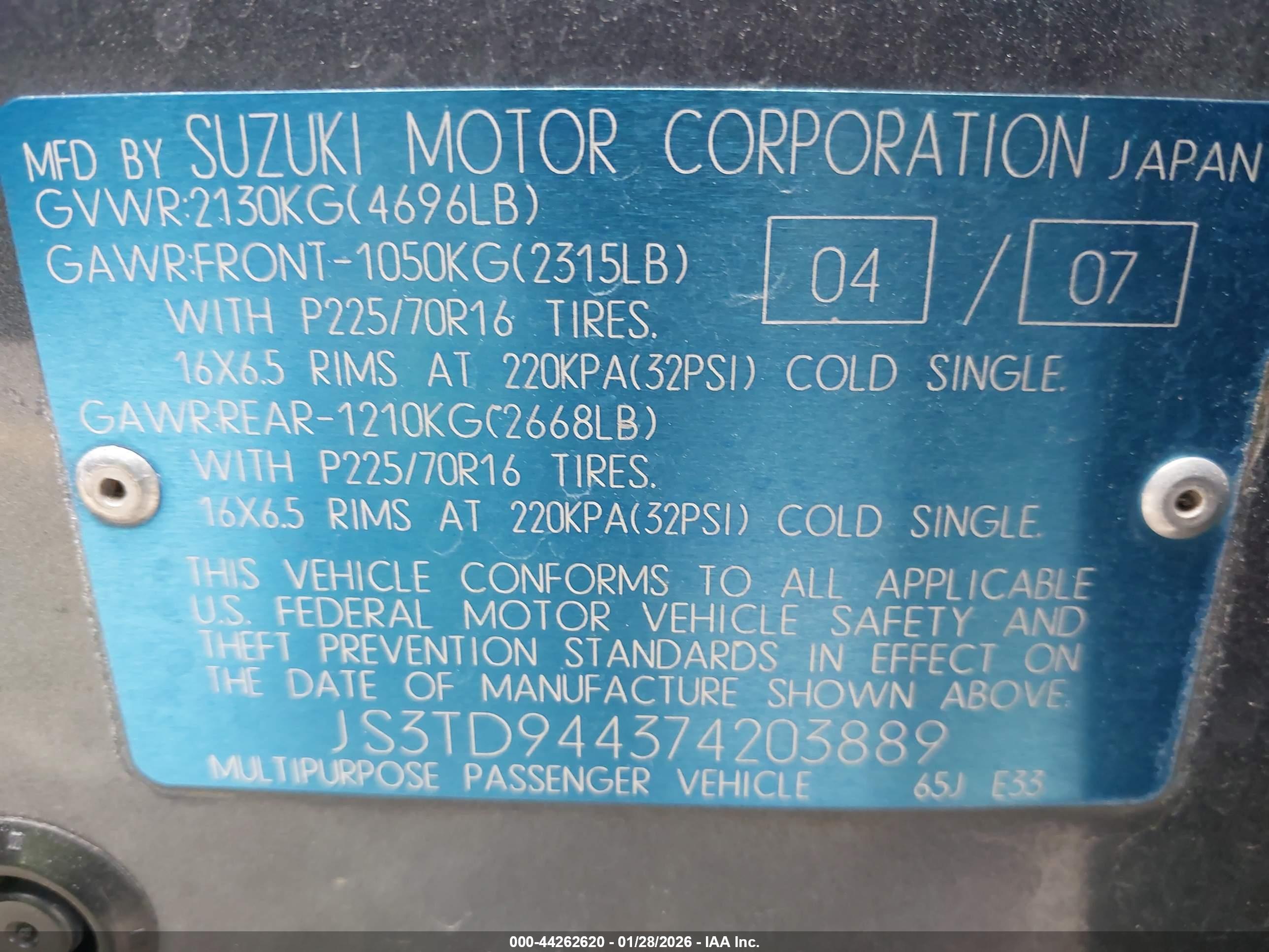 SUZUKI GRAND image 9
