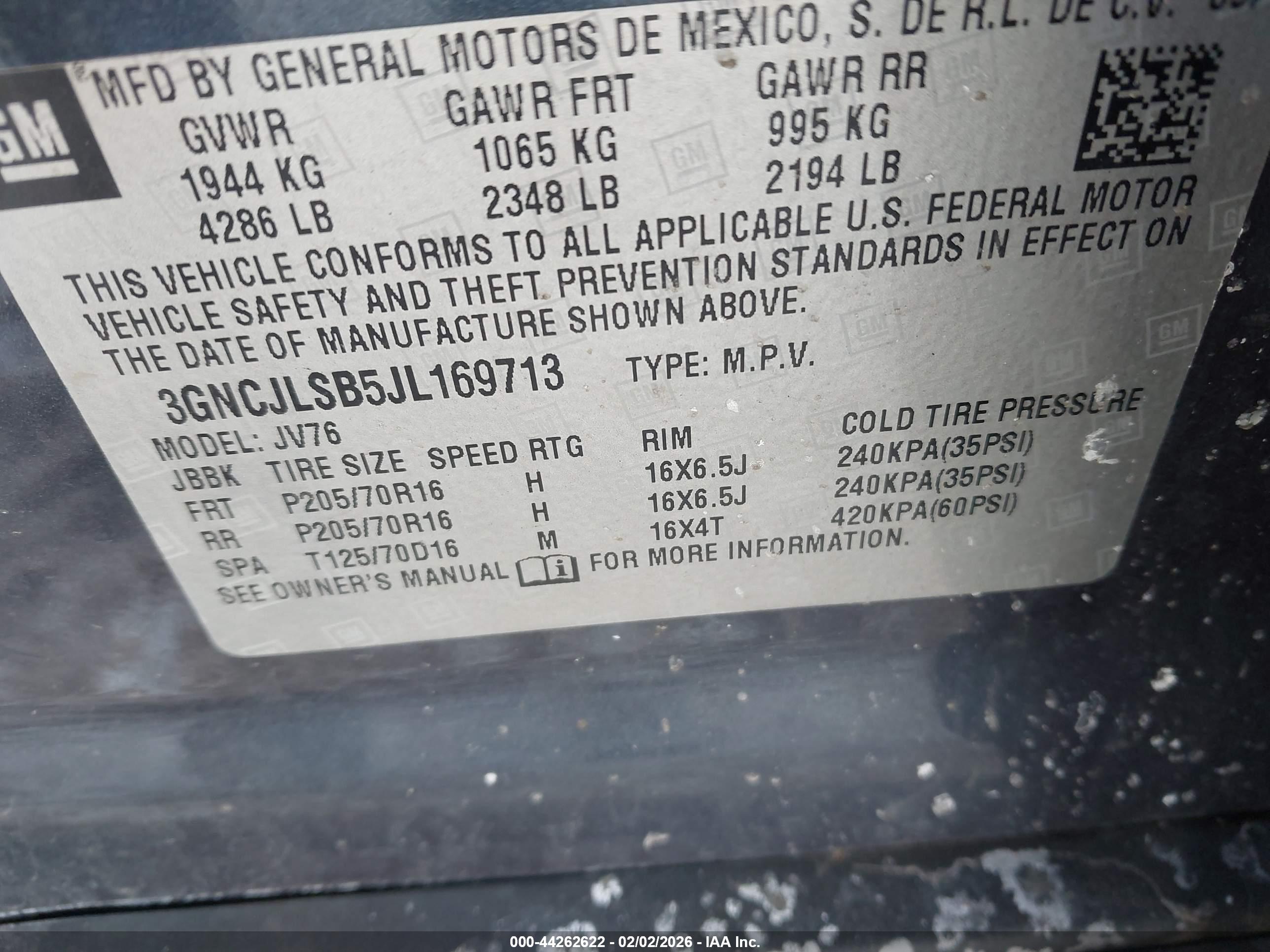 CHEVROLET TRAX image 9