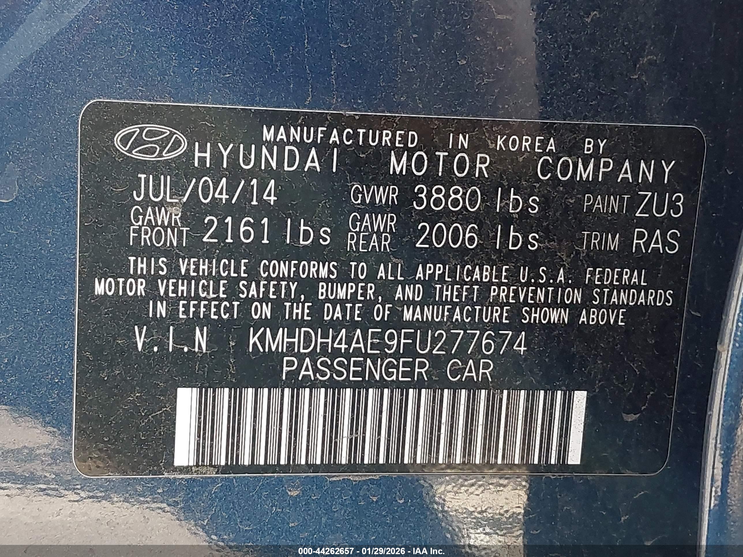 HYUNDAI ELANTRA image 9