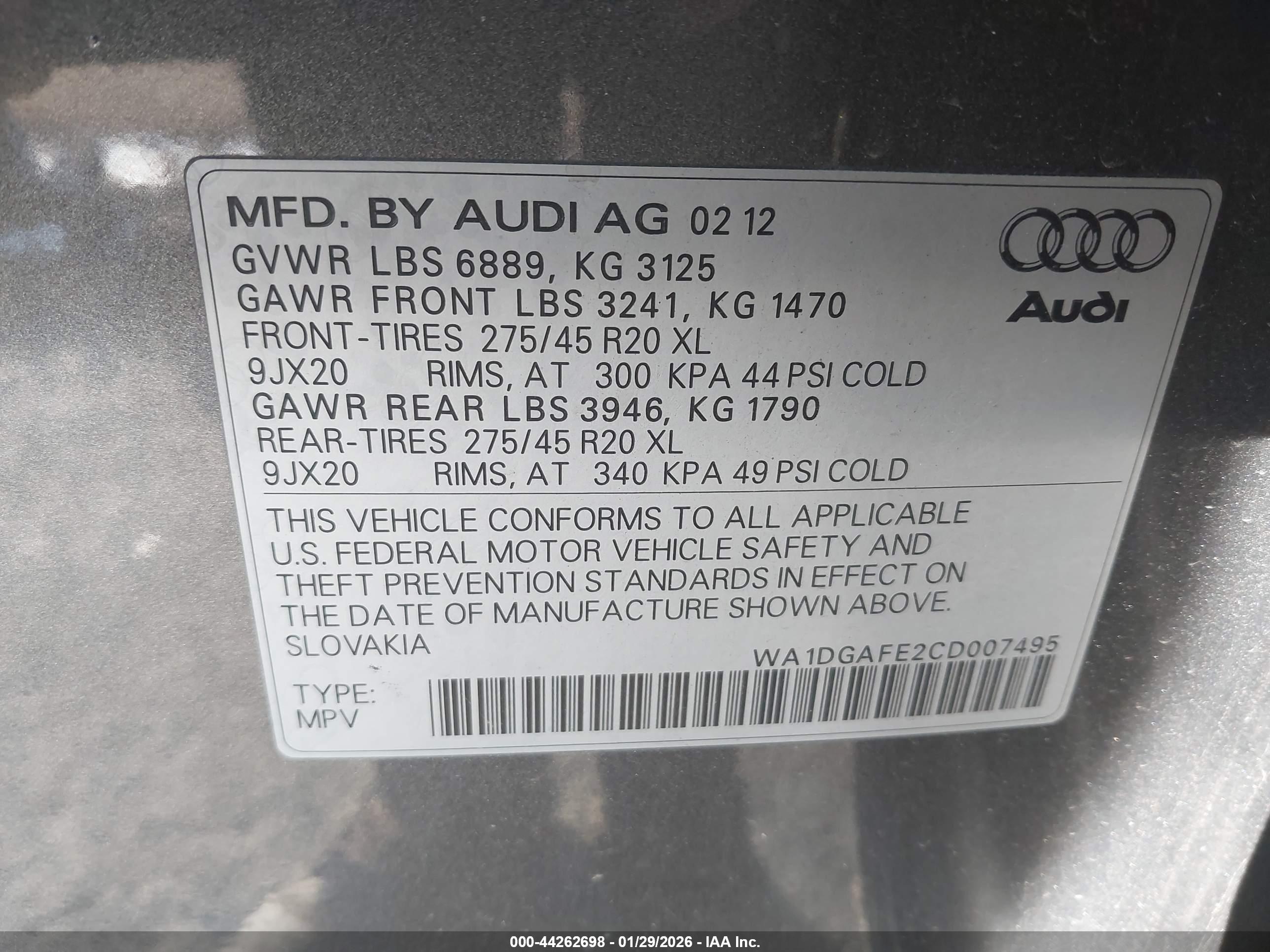 AUDI Q7 image 9