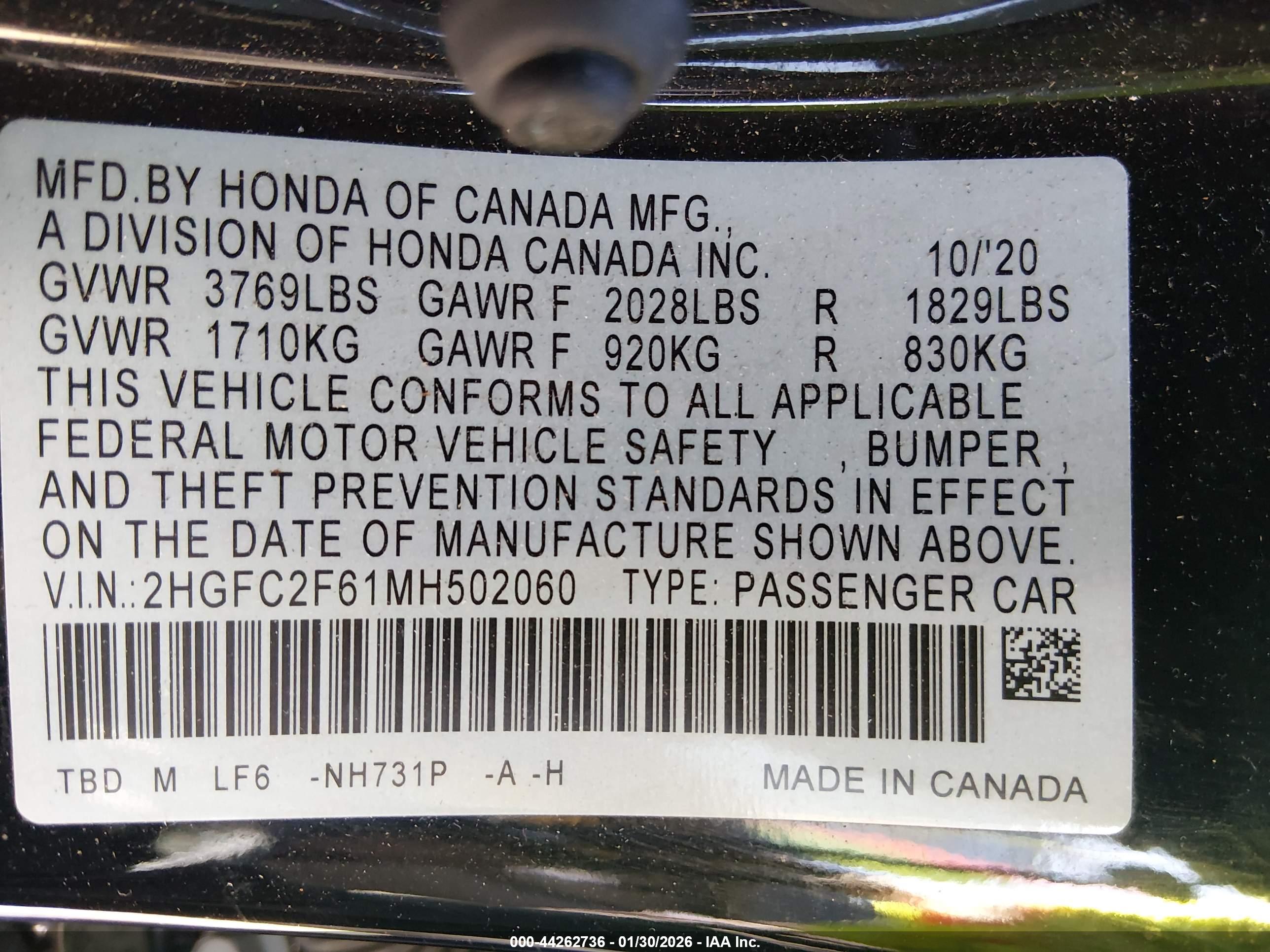 HONDA CIVIC image 9